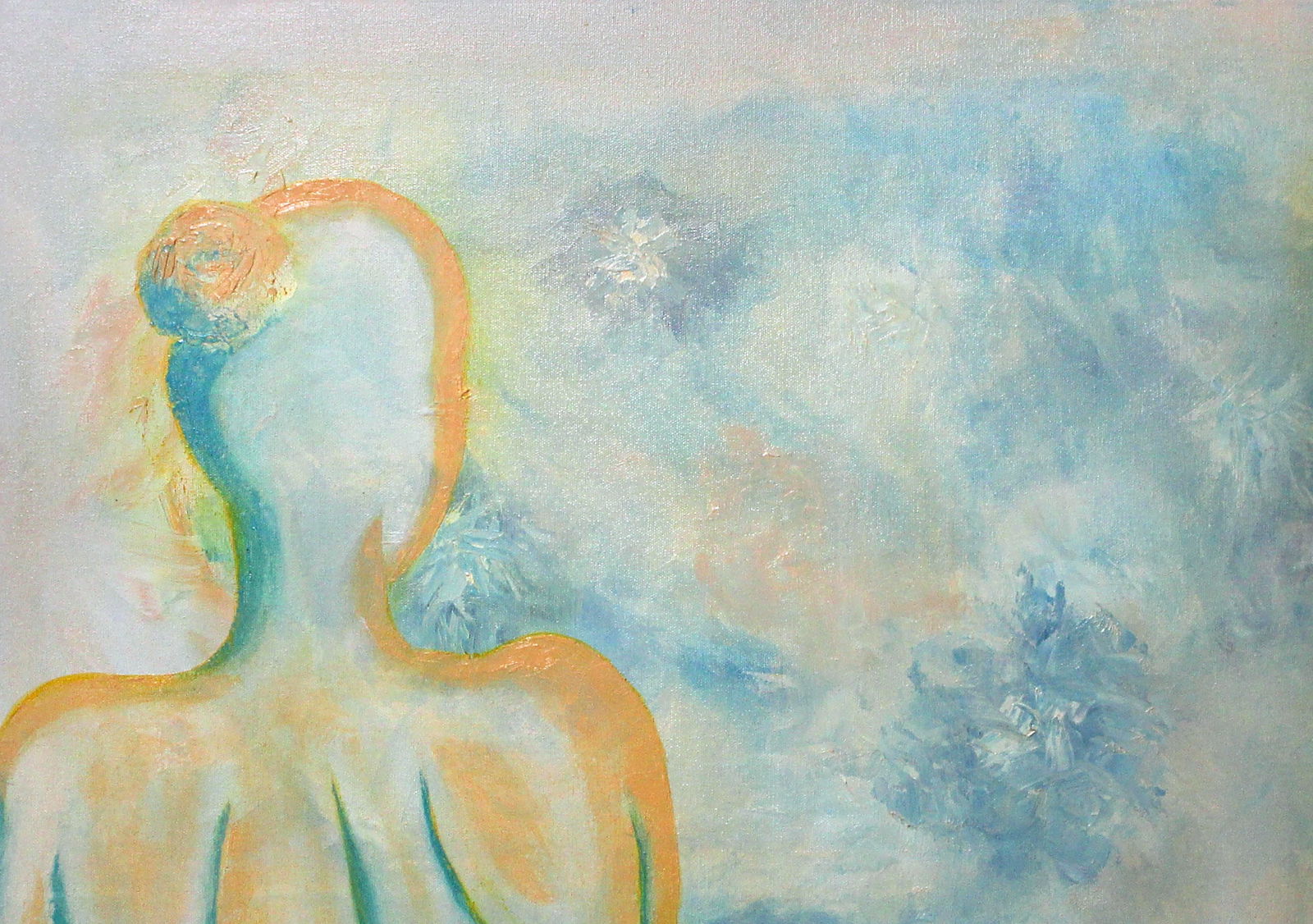 Oil painting Space clouds Andriy Klishyn - 2