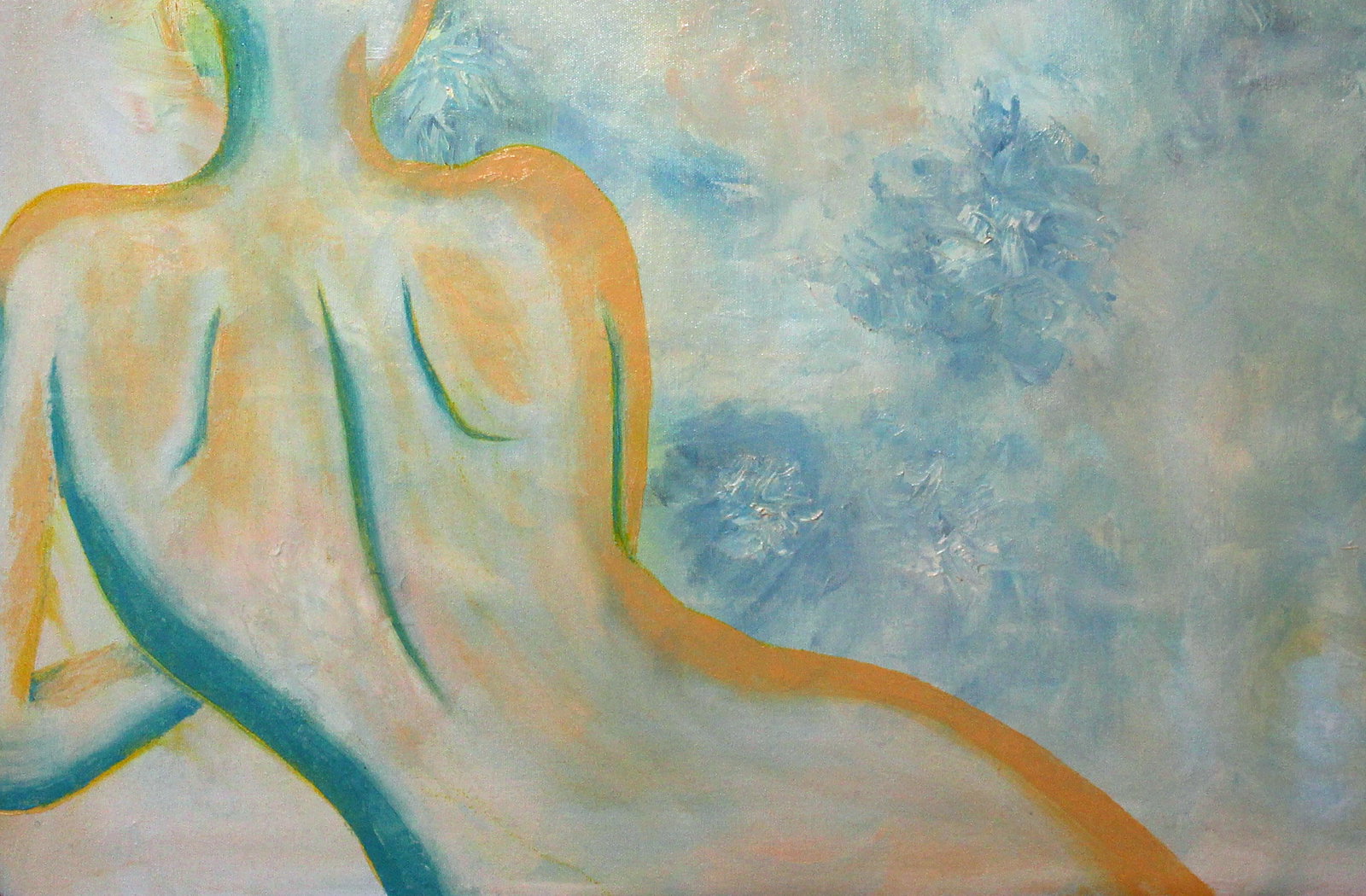 Oil painting Space clouds Andriy Klishyn - 4