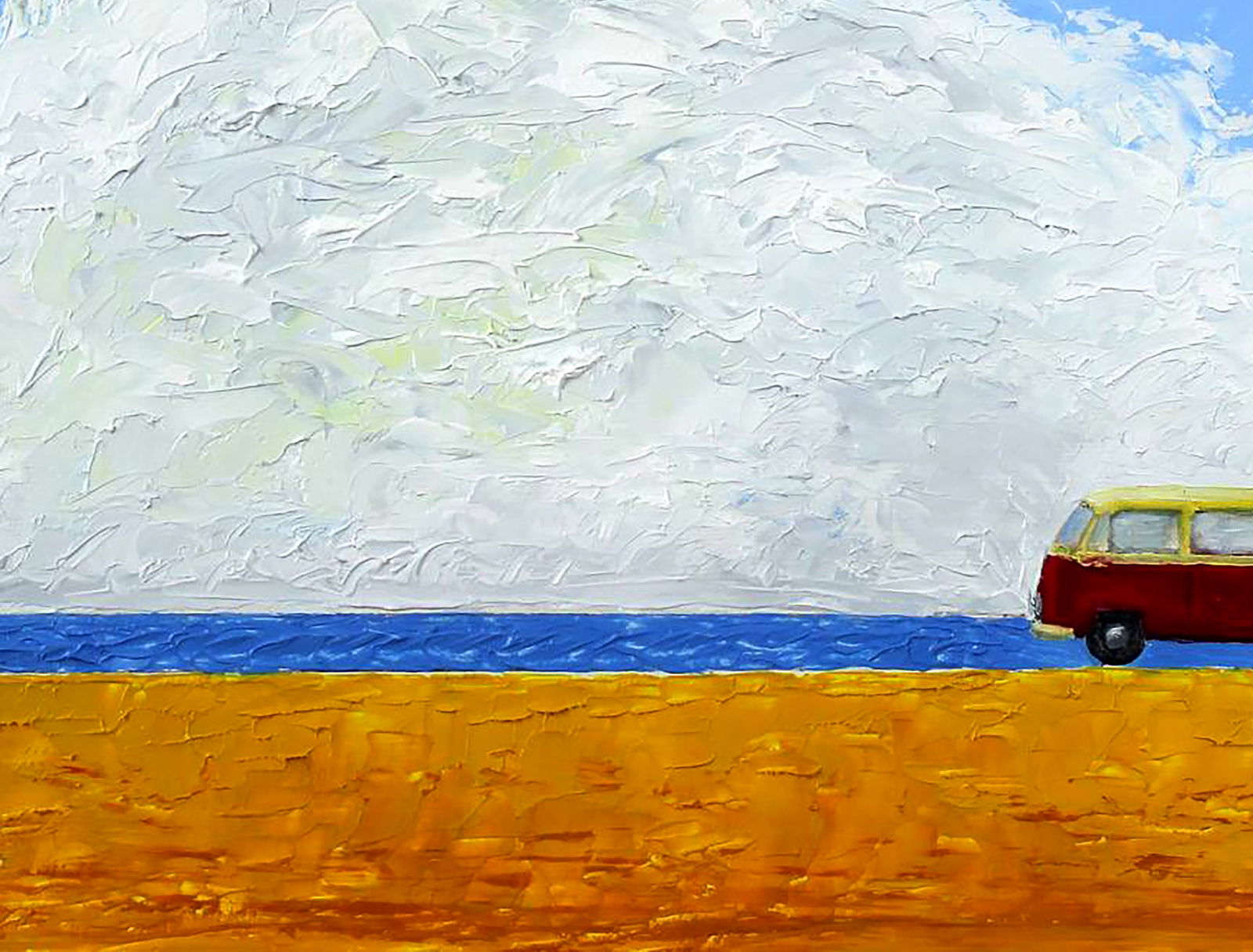 Oil painting Journey to the sea Andriy Klishyn - 4