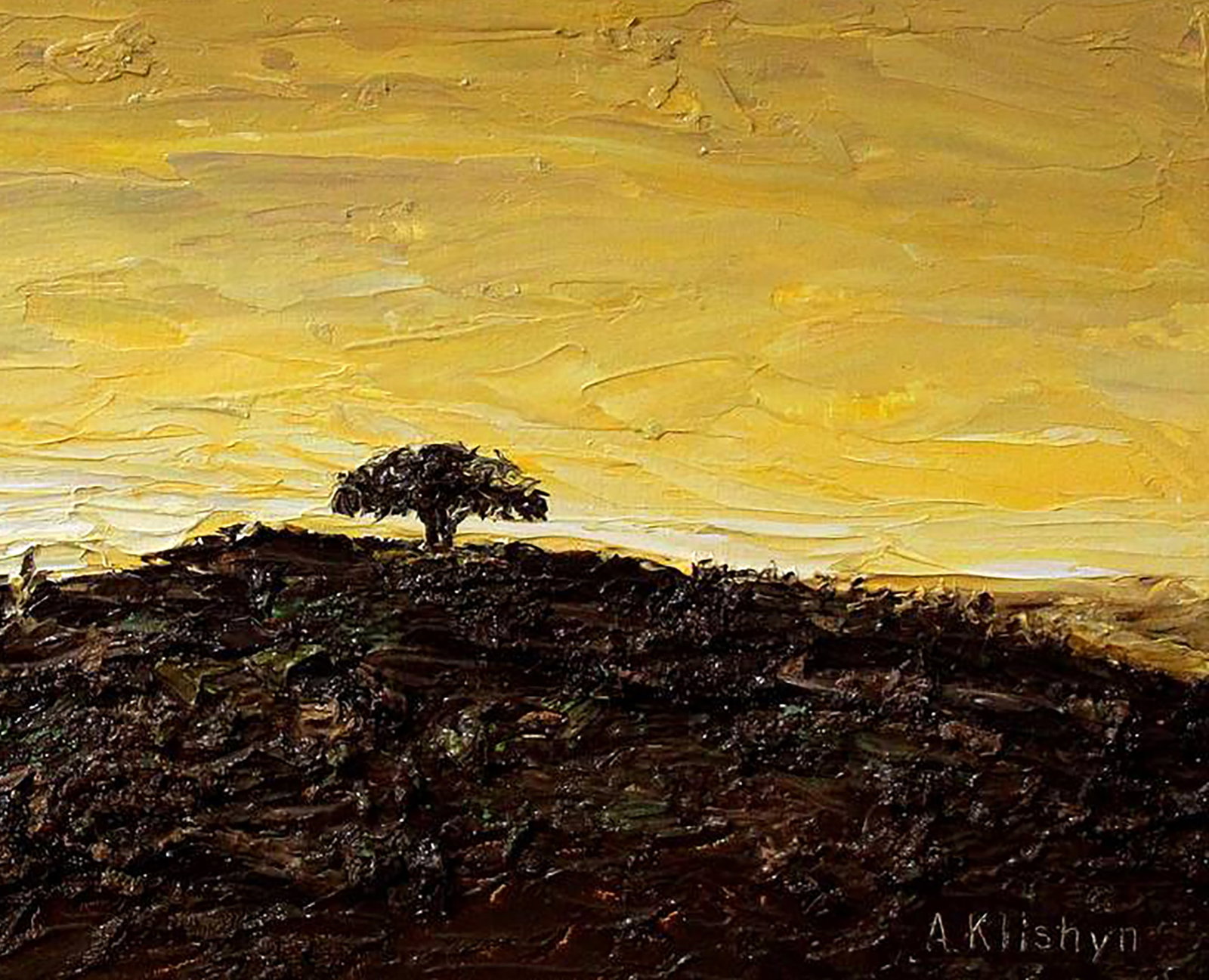 Oil painting Morning savannah Andriy Klishyn - 5