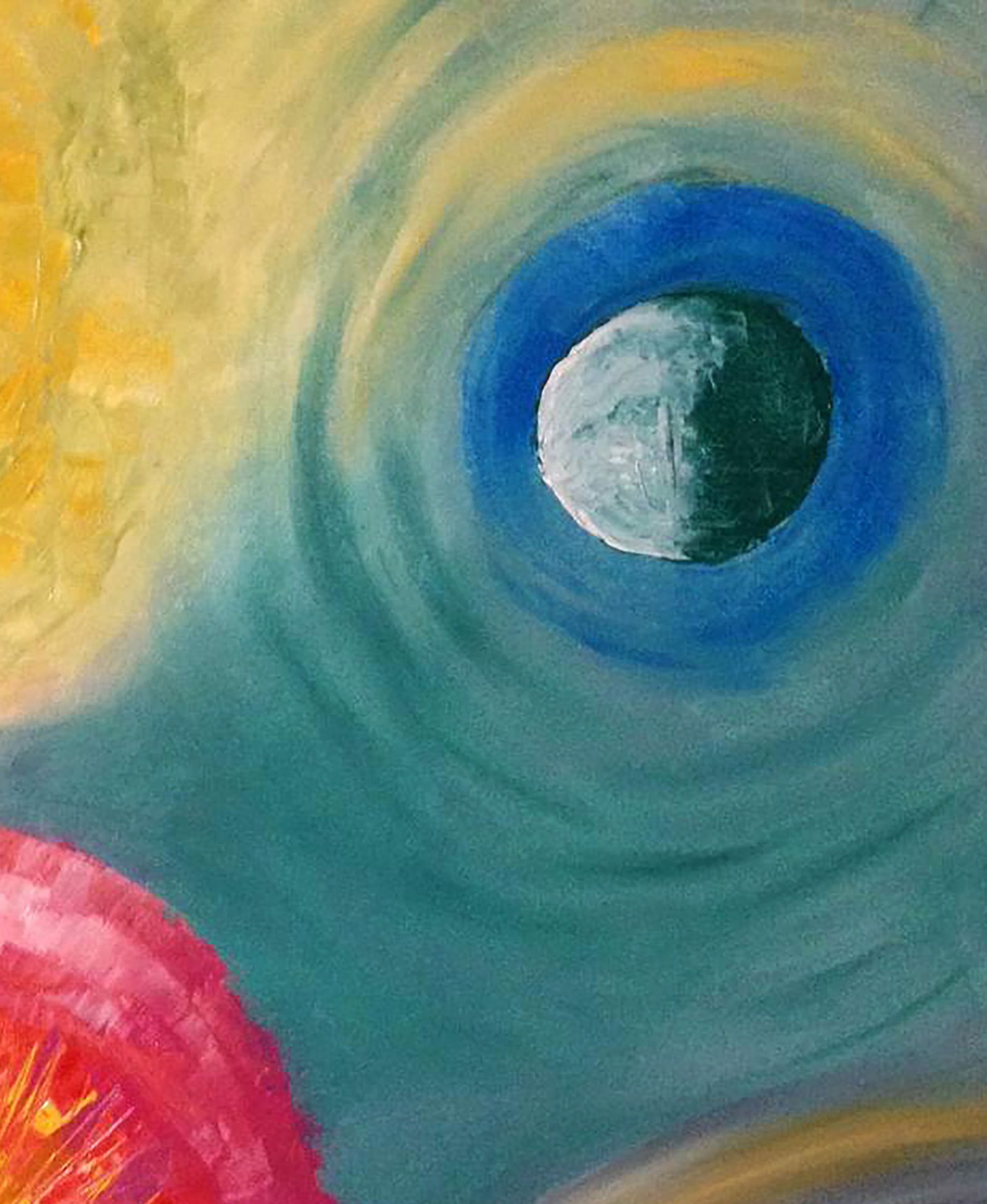 Oil painting The Shivy Bland Planetary System Andriy Klishyn - 3