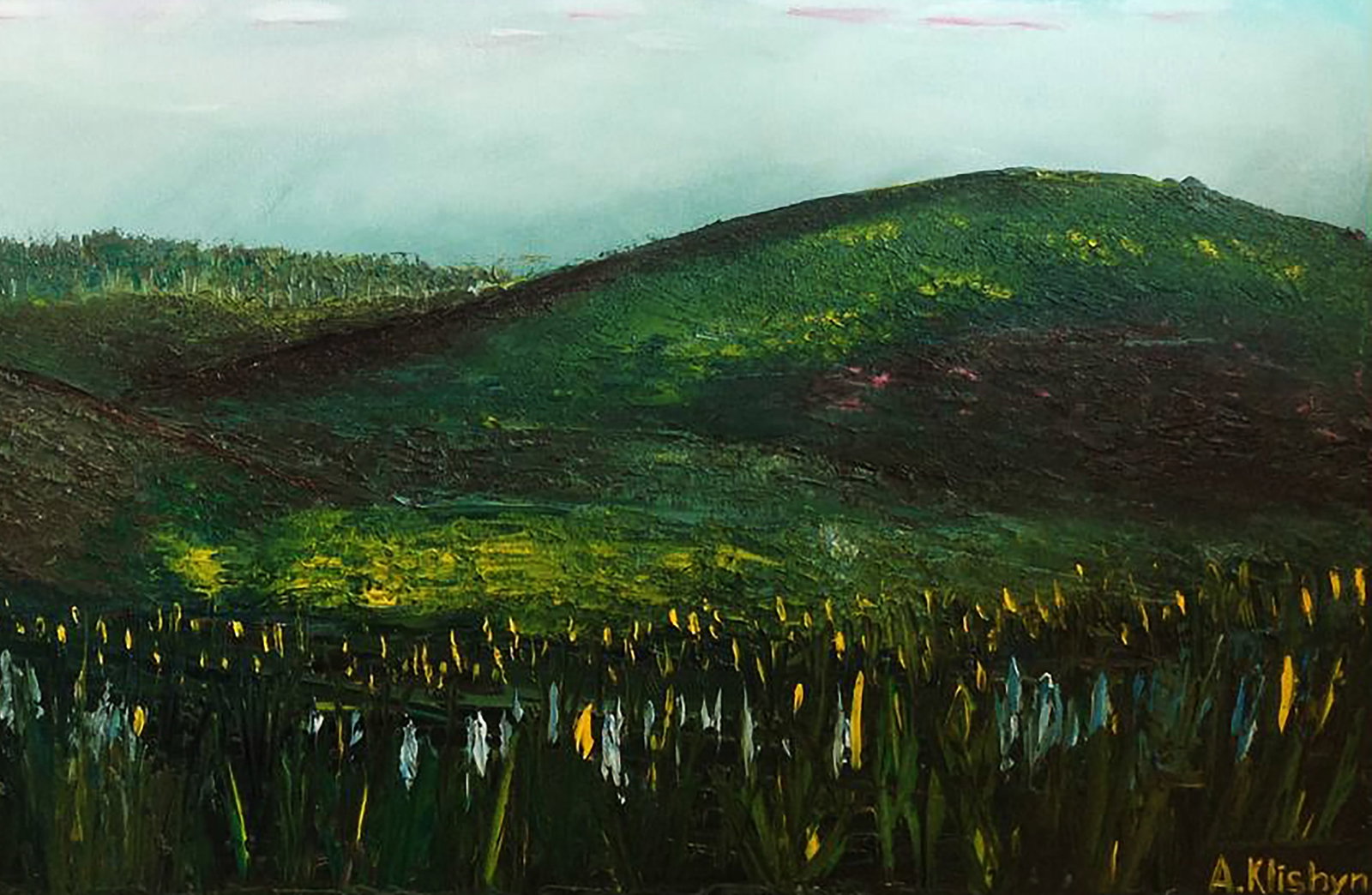 Oil painting Magic meadow Andriy Klishyn - 5