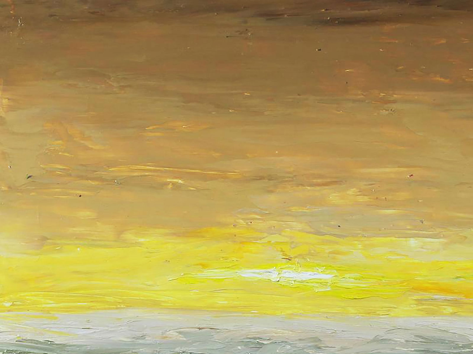 Oil painting Beige landscape Andriy Klishyn - 2