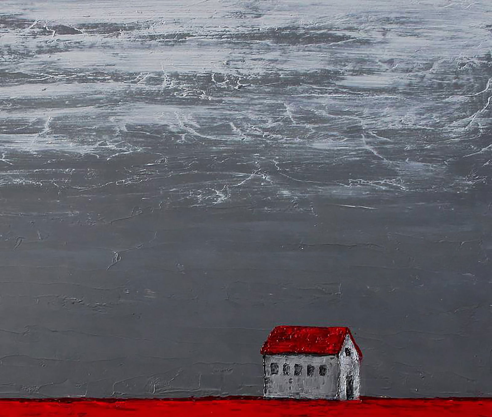 Oil painting Boarding house Andriy Klishyn - 3