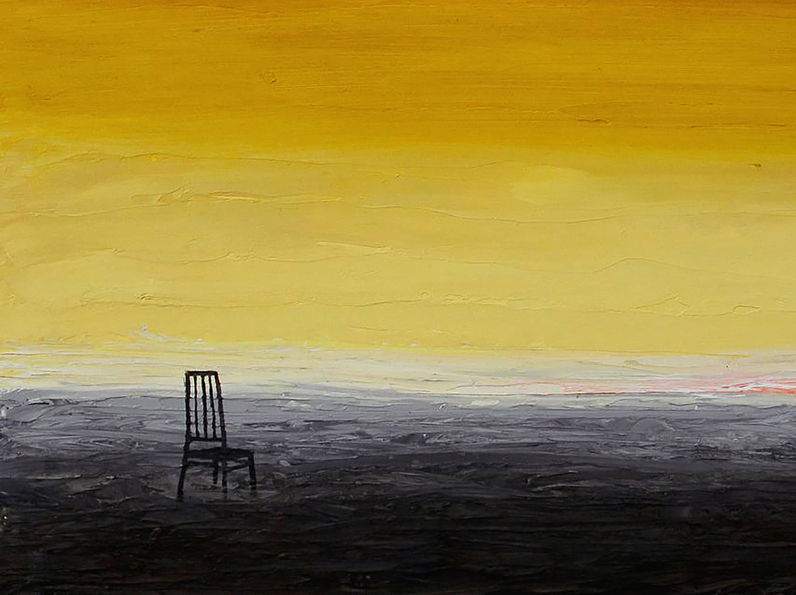 Oil painting Lonely chair Andriy Klishyn - 4