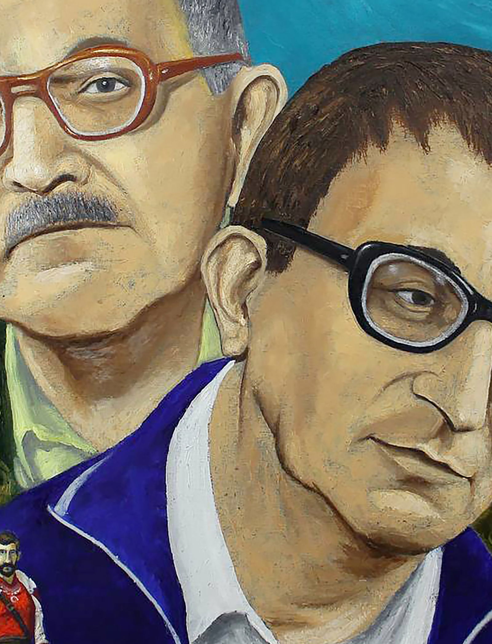 Oil painting An emotional portrait of two brothers Andriy Klishyn - 7