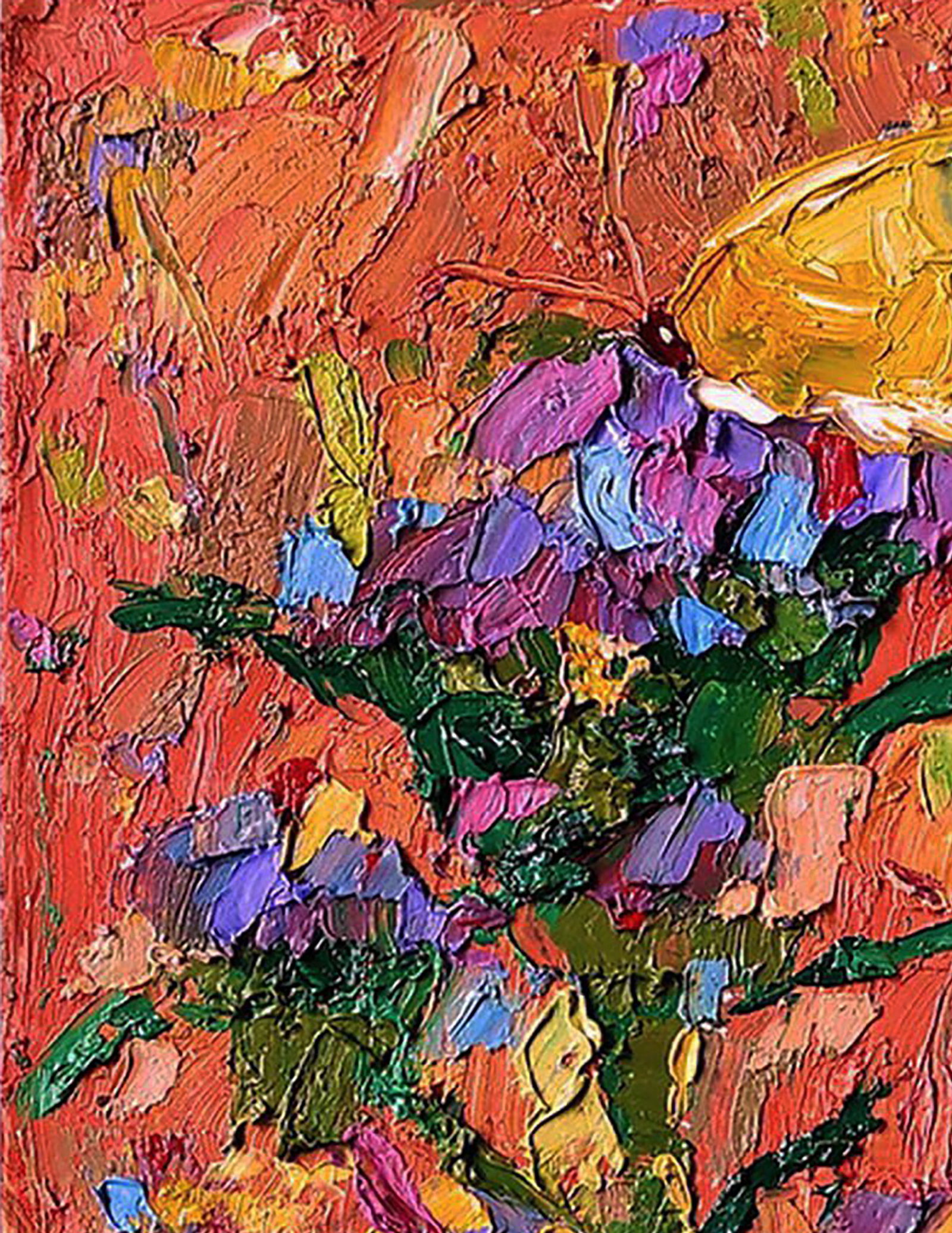 Oil painting In the summer grasses Yaroslav Savchyn - 2