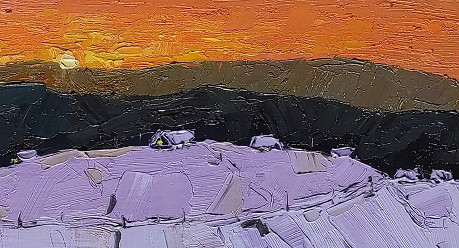 Oil painting It's getting dark Yaroslav Savchyn - 3