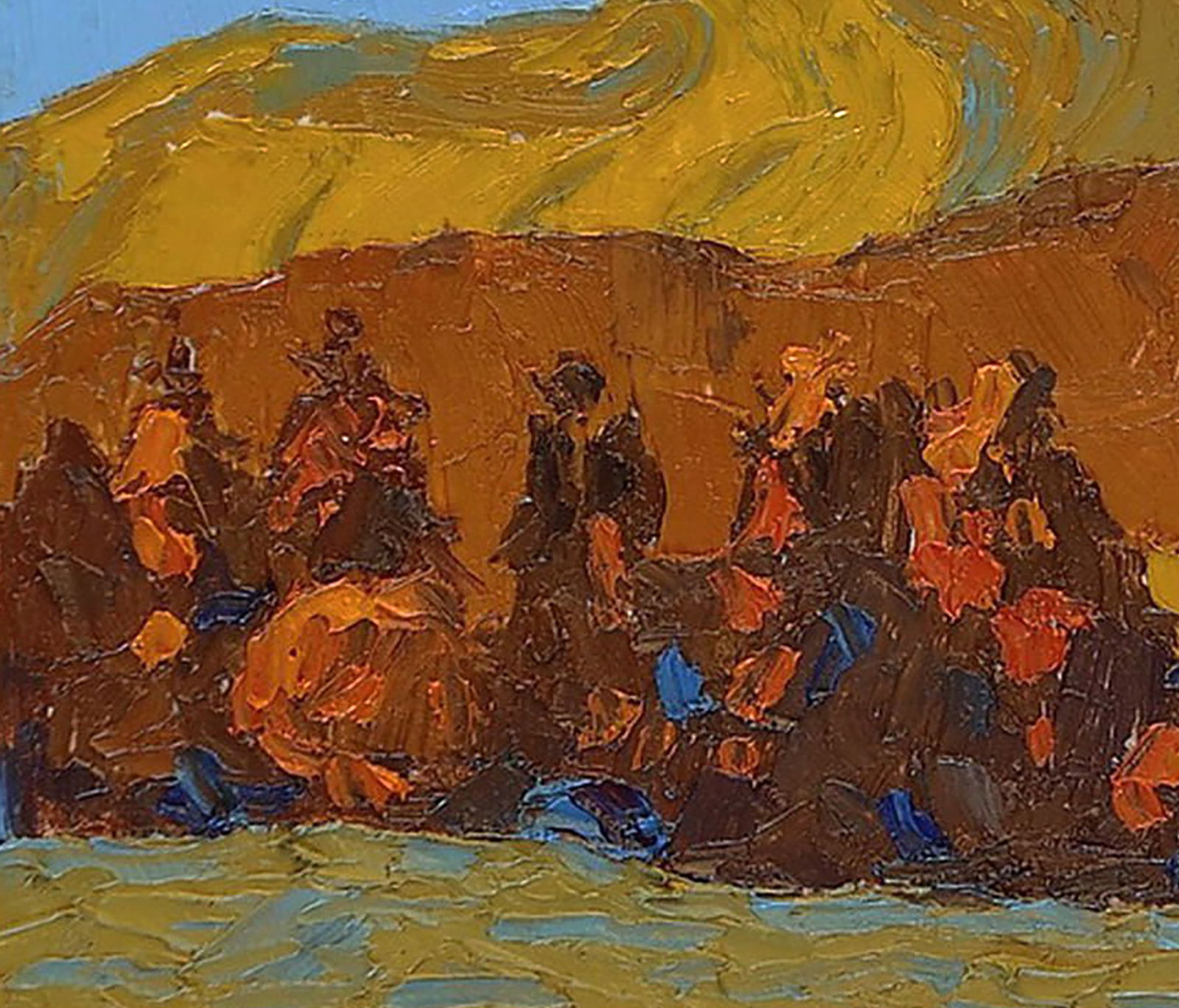 Oil painting Evening sun Yaroslav Savchyn - 4