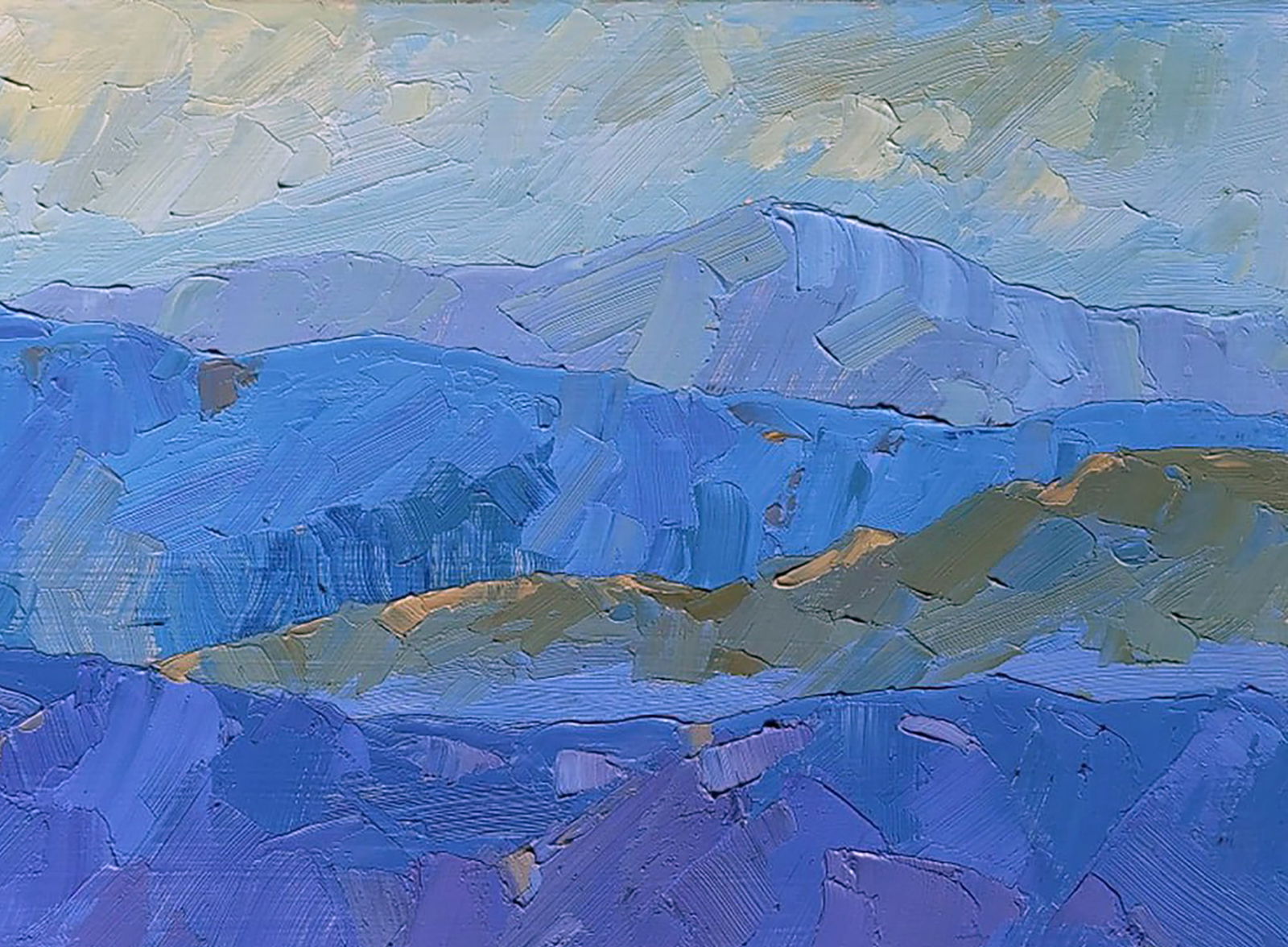 Oil painting Alpine meadows Yaroslav Savchyn - 3