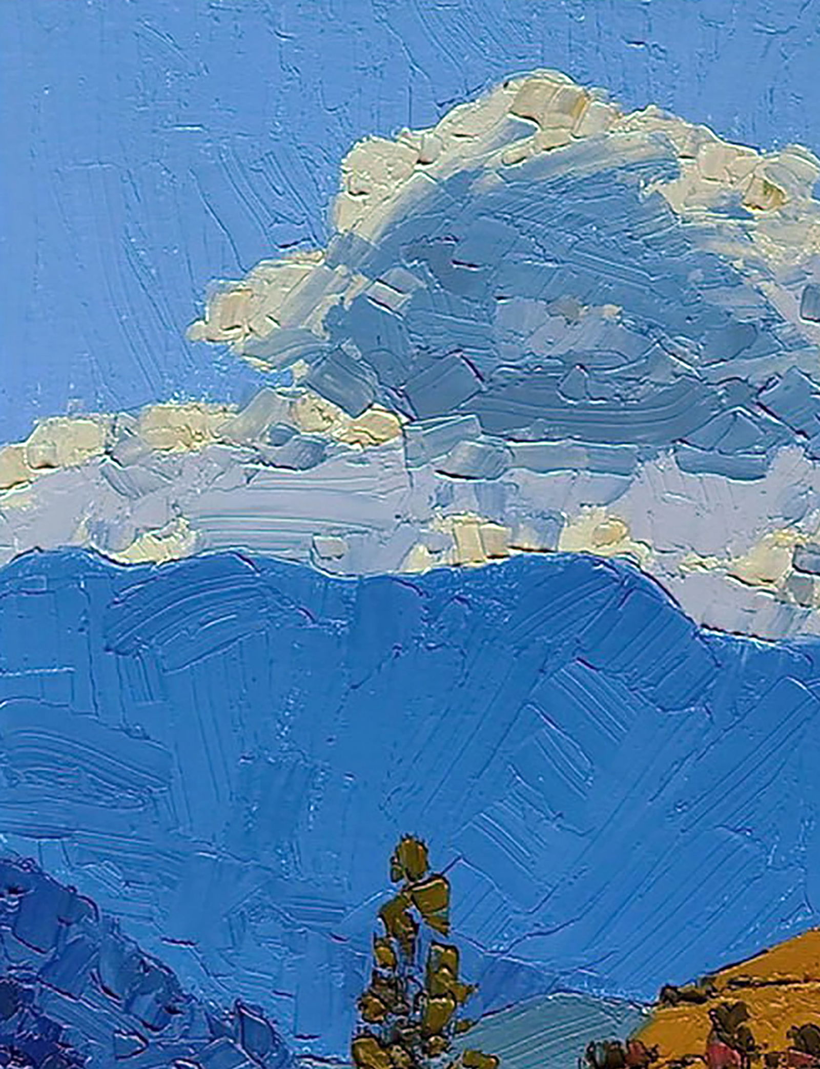 Oil painting Beyond the mountains Yaroslav Savchyn - 2