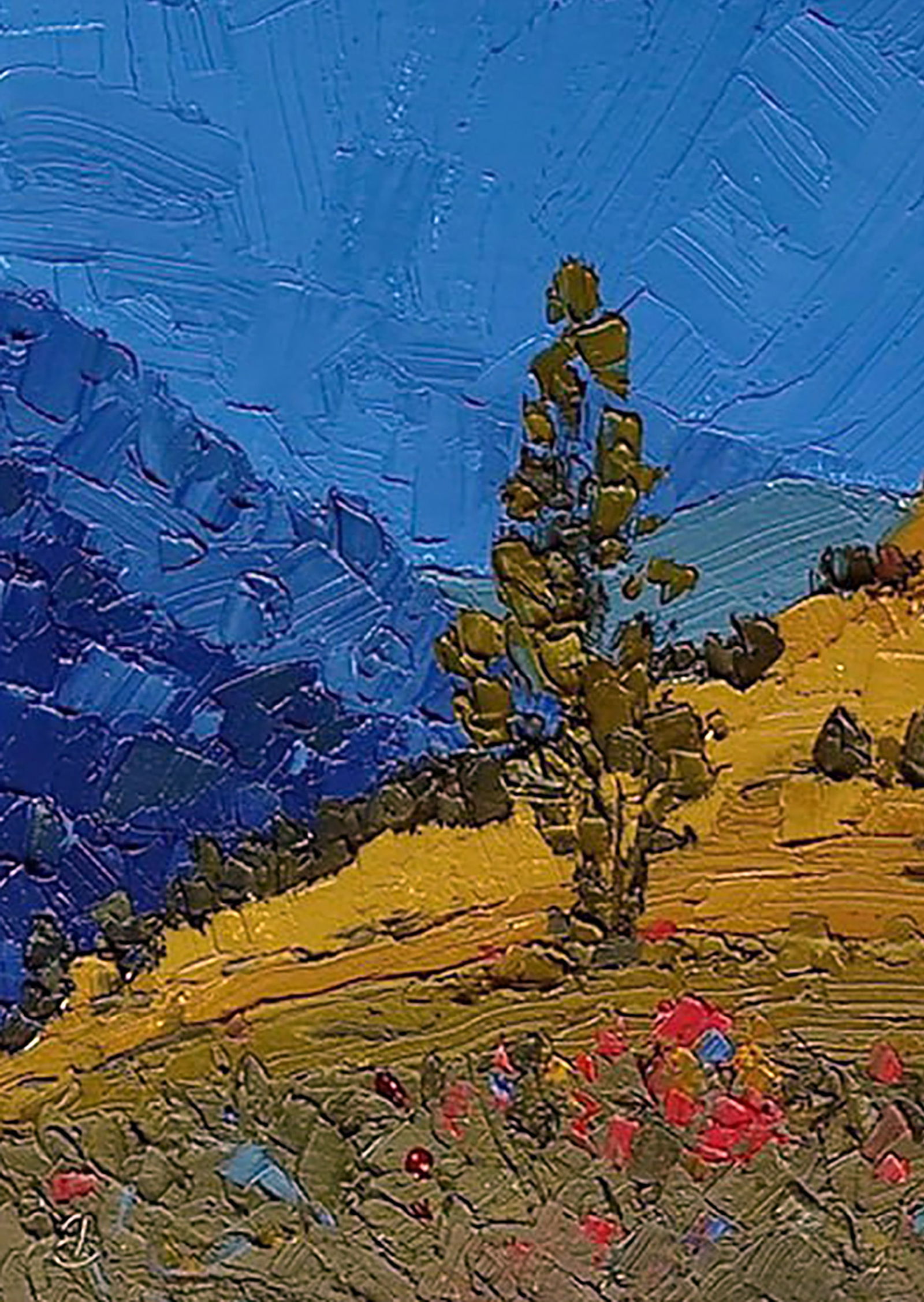 Oil painting Beyond the mountains Yaroslav Savchyn - 4