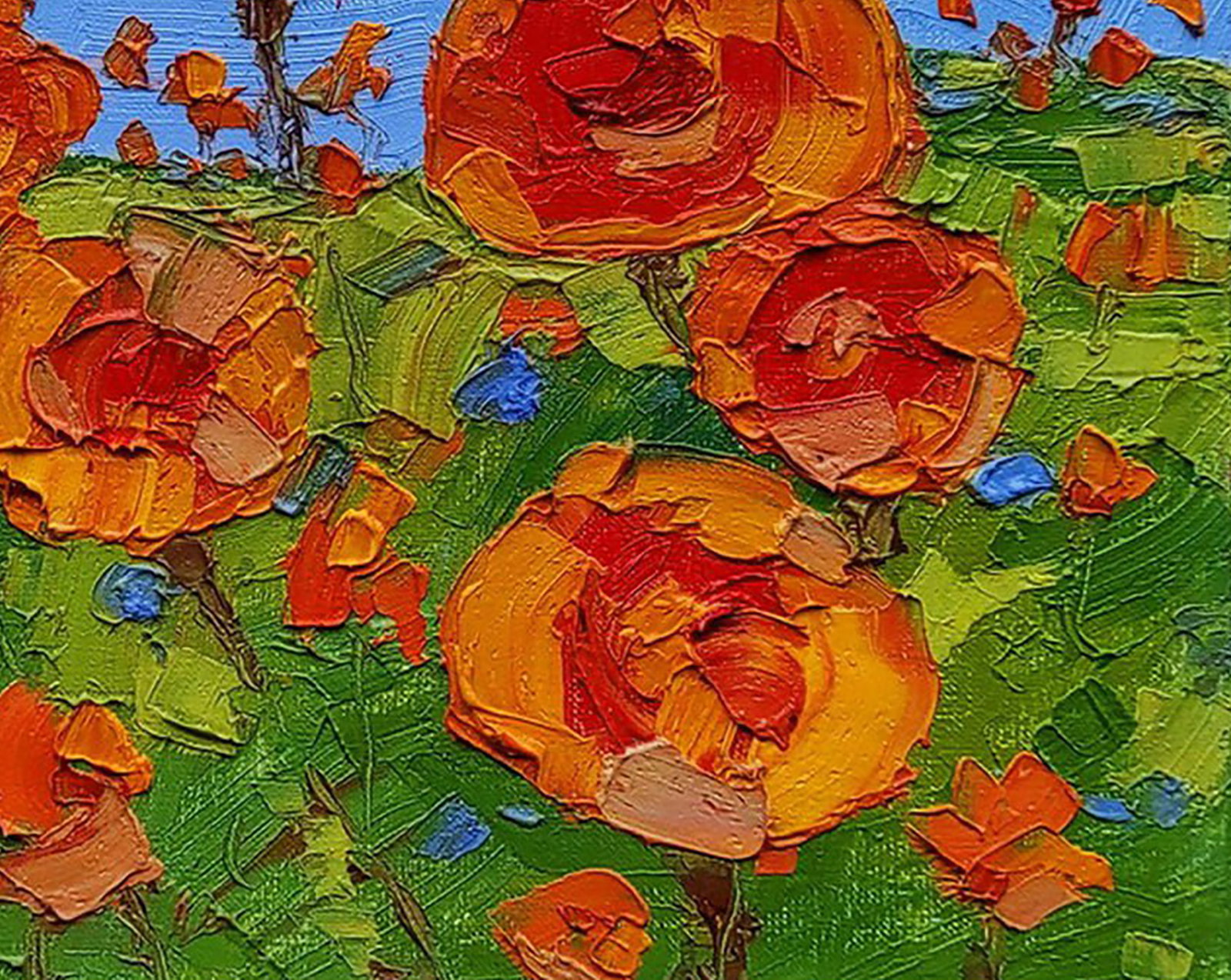 Oil painting Poppies Yaroslav Savchyn - 5
