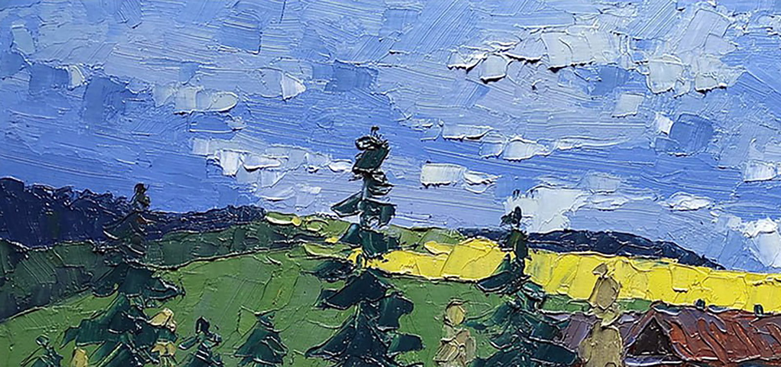 Oil painting Sunbeam Yaroslav Savchyn - 2