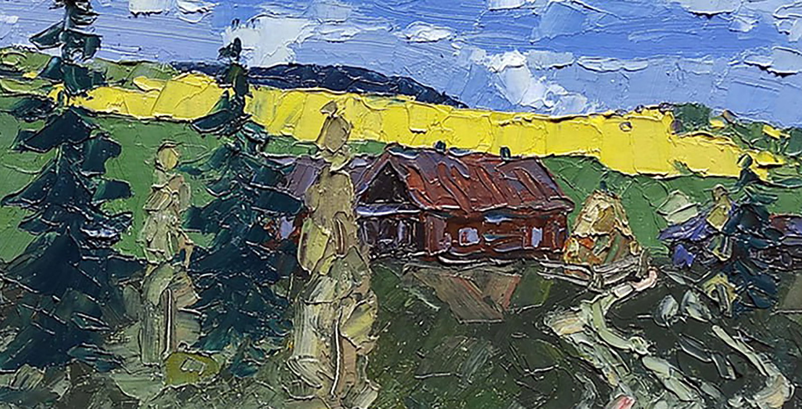 Oil painting Sunbeam Yaroslav Savchyn - 5