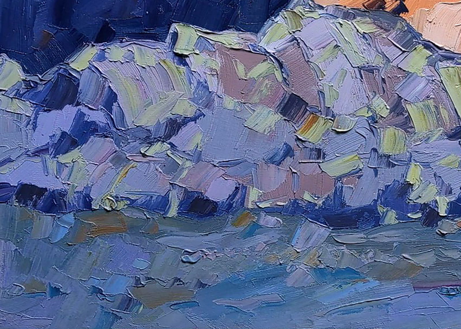 Oil painting Colored stone Yaroslav Savchyn - 4