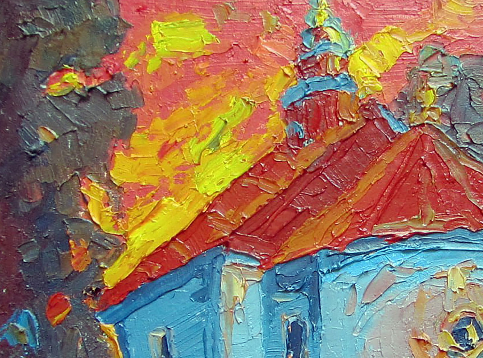 Oil painting Church in Patsikov Yaroslav Savchyn - 2