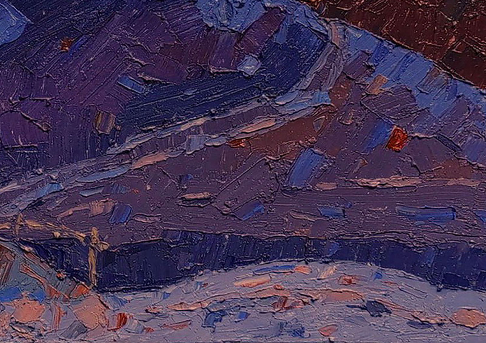 Oil painting It's getting dark Yaroslav Savchyn - 5