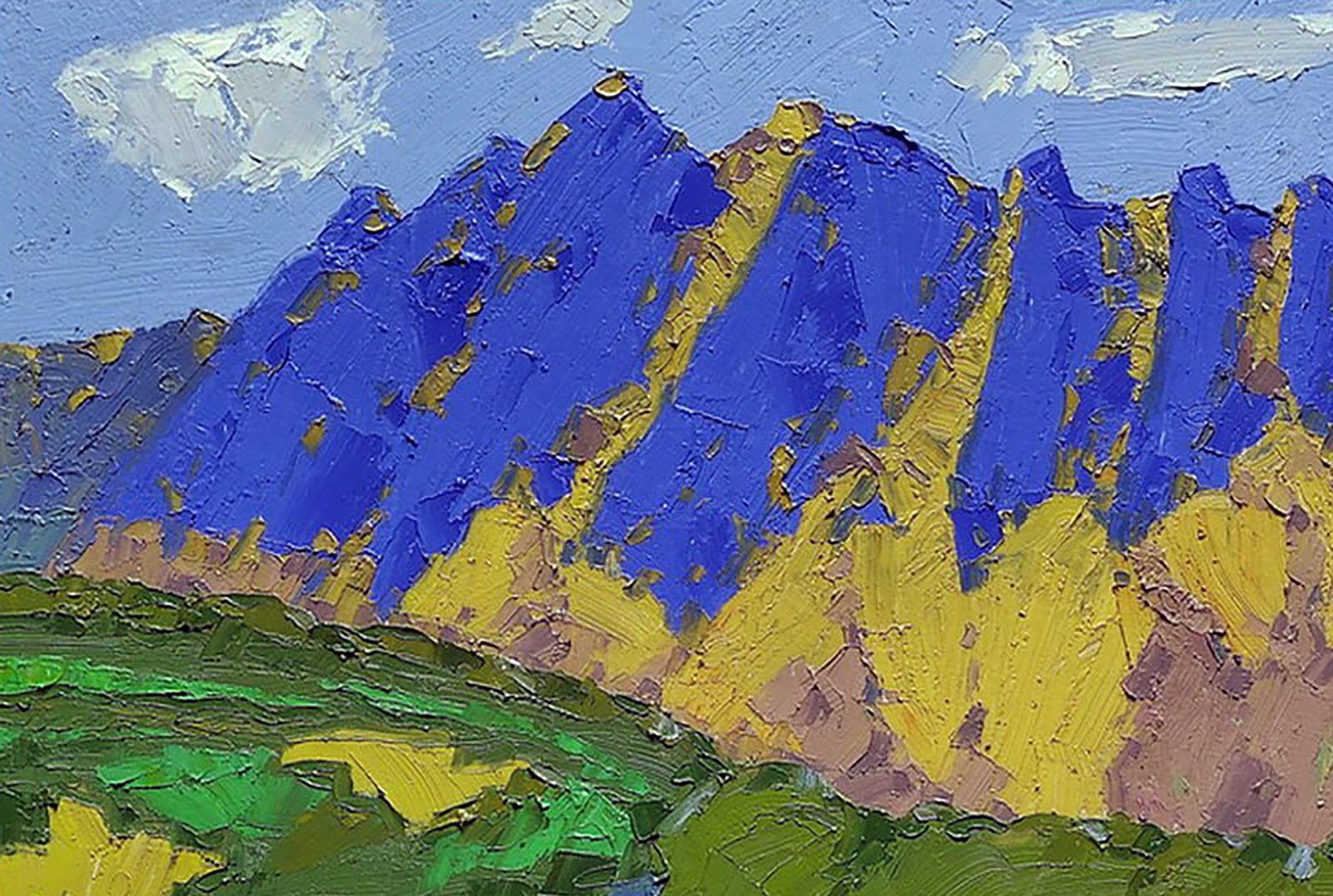 Oil painting Summer in the mountains Yaroslav Savchyn - 2