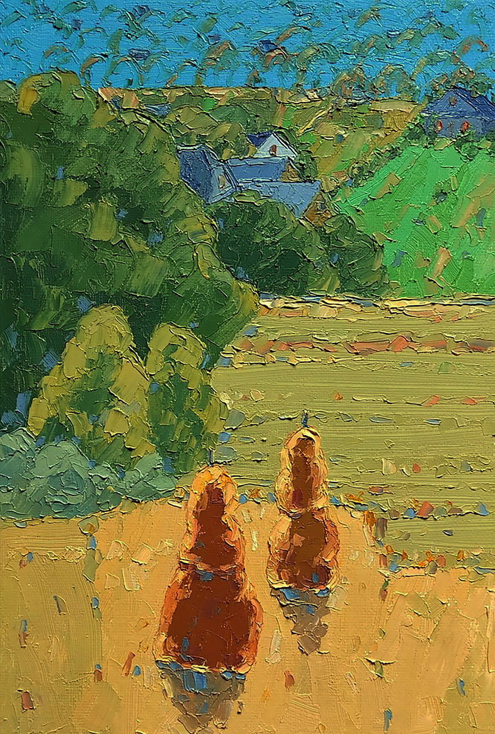 Oil painting On the wings of summer Yaroslav Savchyn: Title: Oil painting On the wings of summer Yaroslav Savchyn Description: 70SAVCH Painter: Yaroslav Savchyn Size: 45.5x31 cm/17.79x12.20 inches Components: oil, canvas on hardboard Original painting