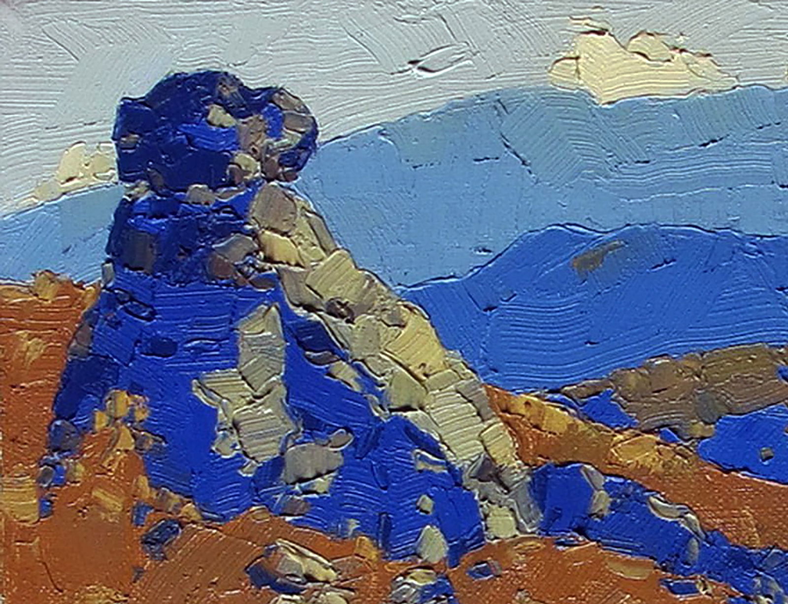 Oil painting Autumn on the rocks Yaroslav Savchyn - 2