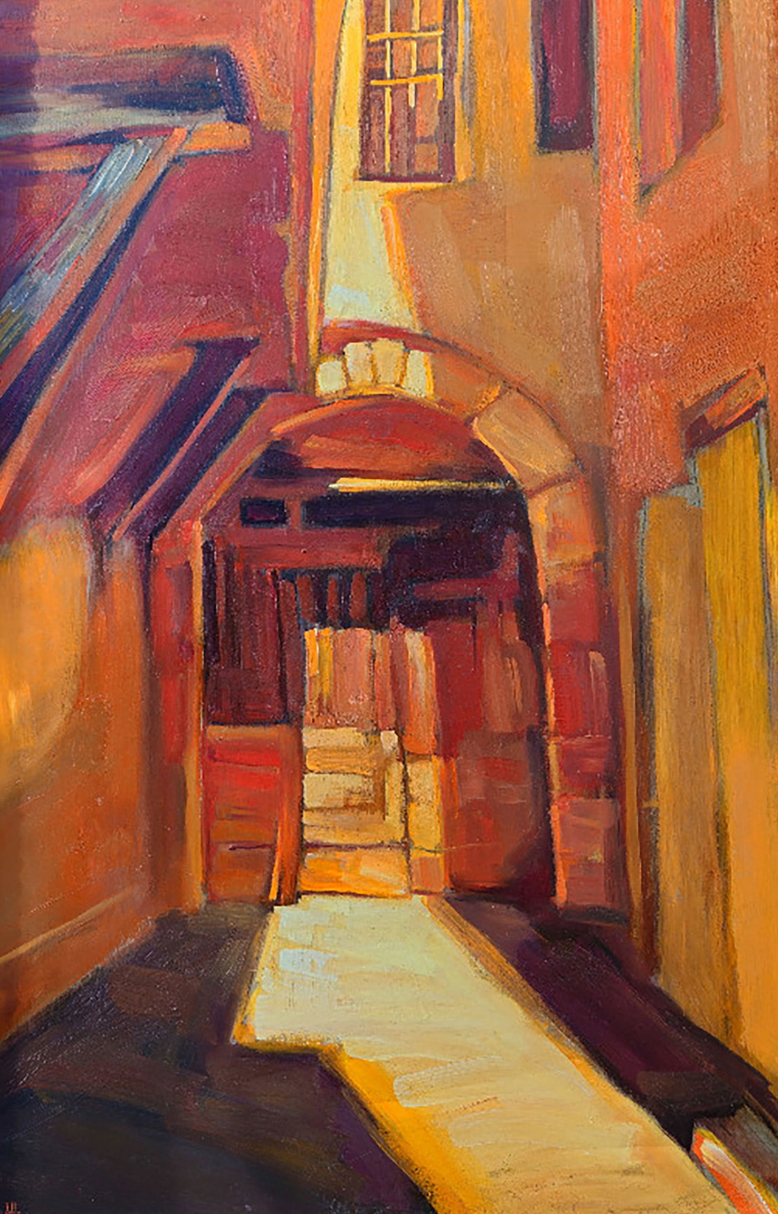 Oil painting The Ninth Gate of the Old City Yuri Shkrob: Title: Oil painting The Ninth Gate of the Old City Yuri Shkrob Description: 5SHKR Painter: Yuri Shkrob Size: 62?40 cm/24.40x15.74 inches Components: oil, plywood Original painting CONDITION: excellent