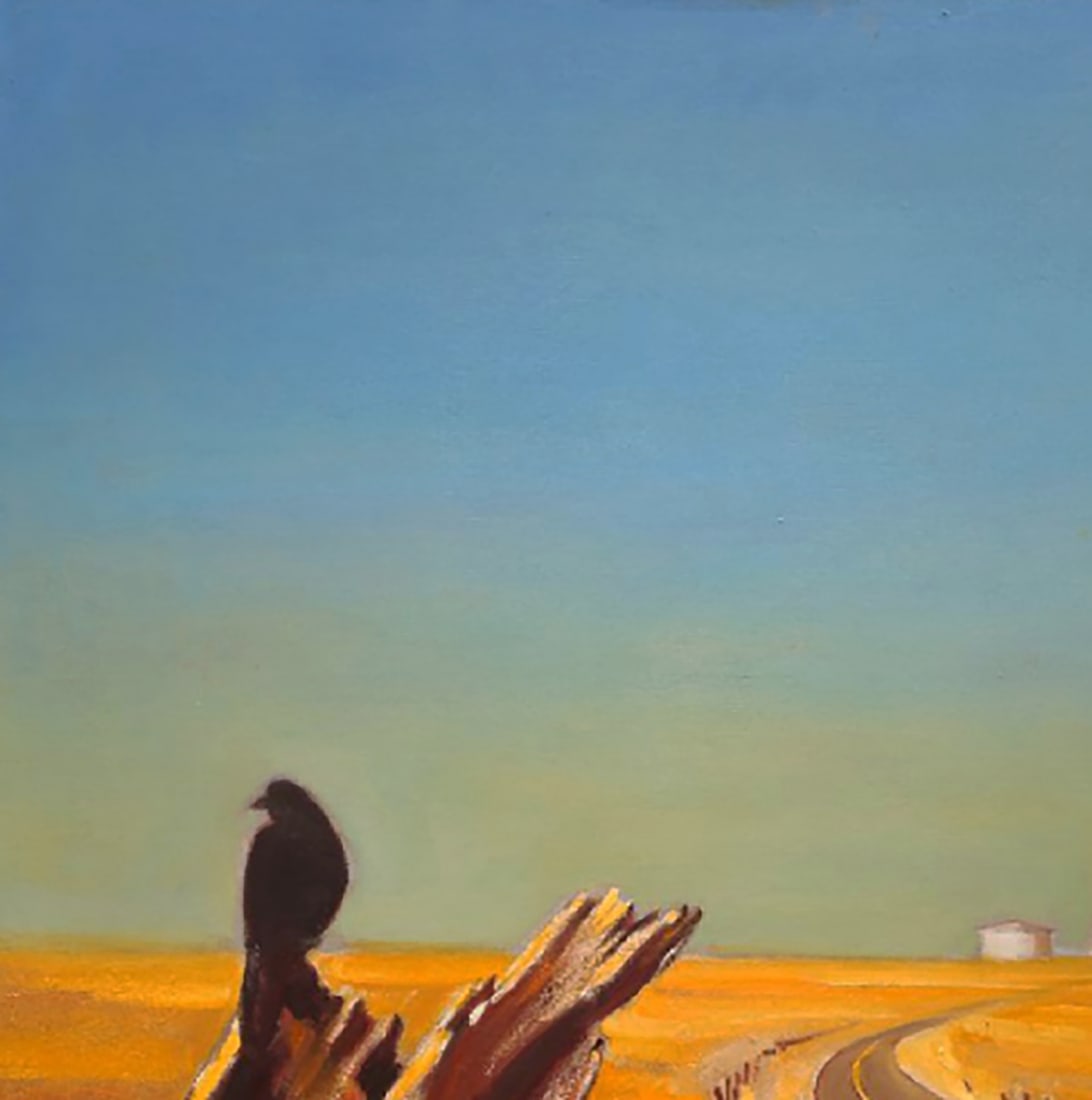 Oil painting Road in the desert Yuri Shkrob - 2