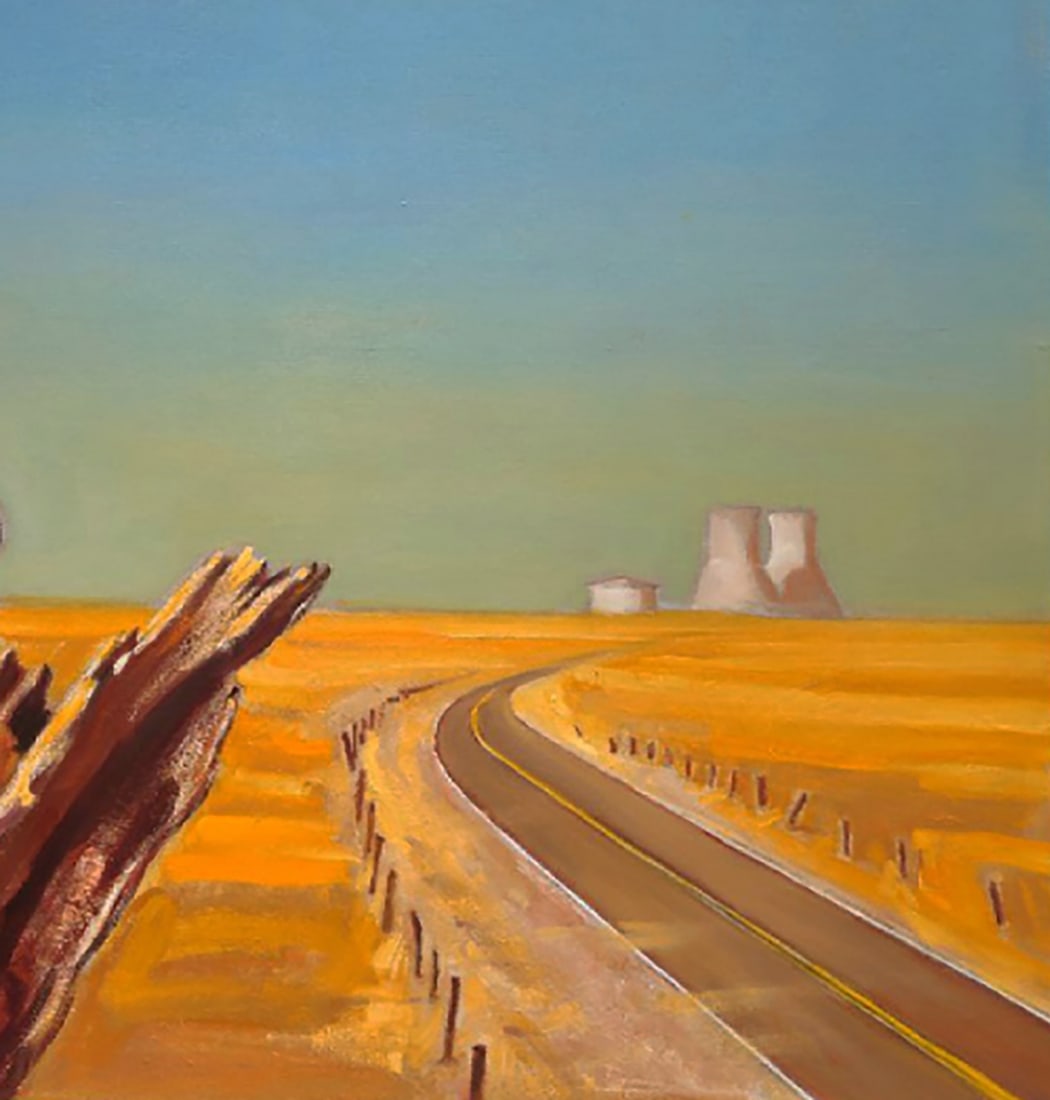 Oil painting Road in the desert Yuri Shkrob - 5
