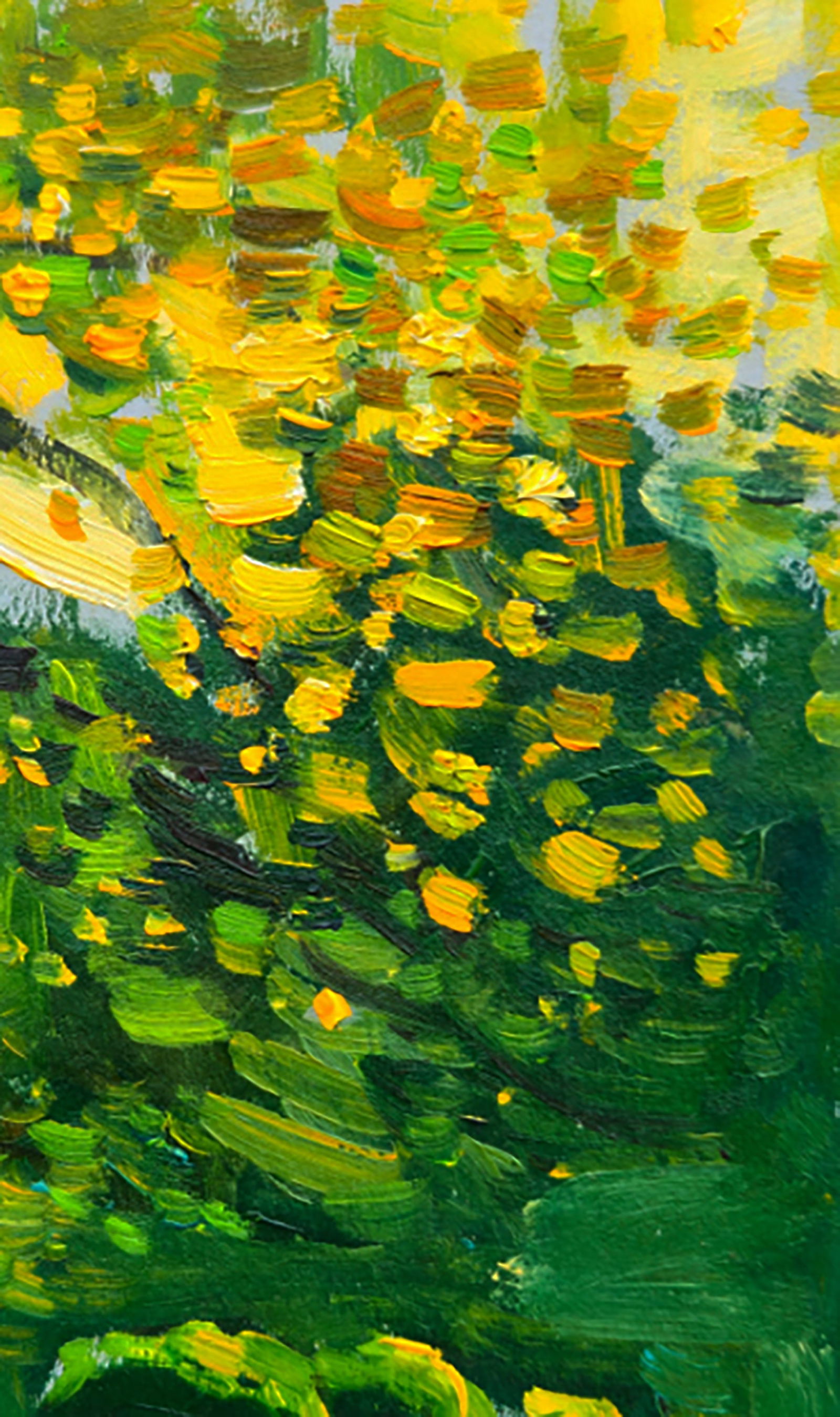 Oil painting Getting lost in the park Yuri Shkrob - 3