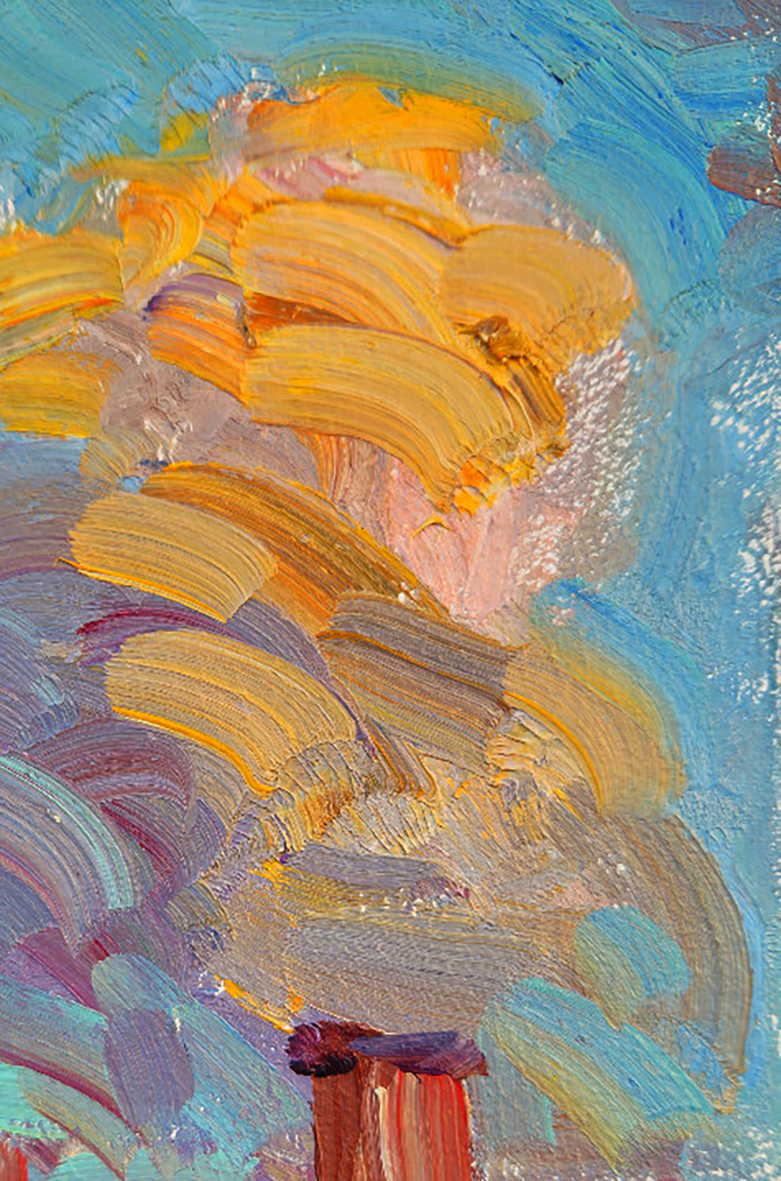 Oil painting Cloud over the house Yuri Shkrob - 3