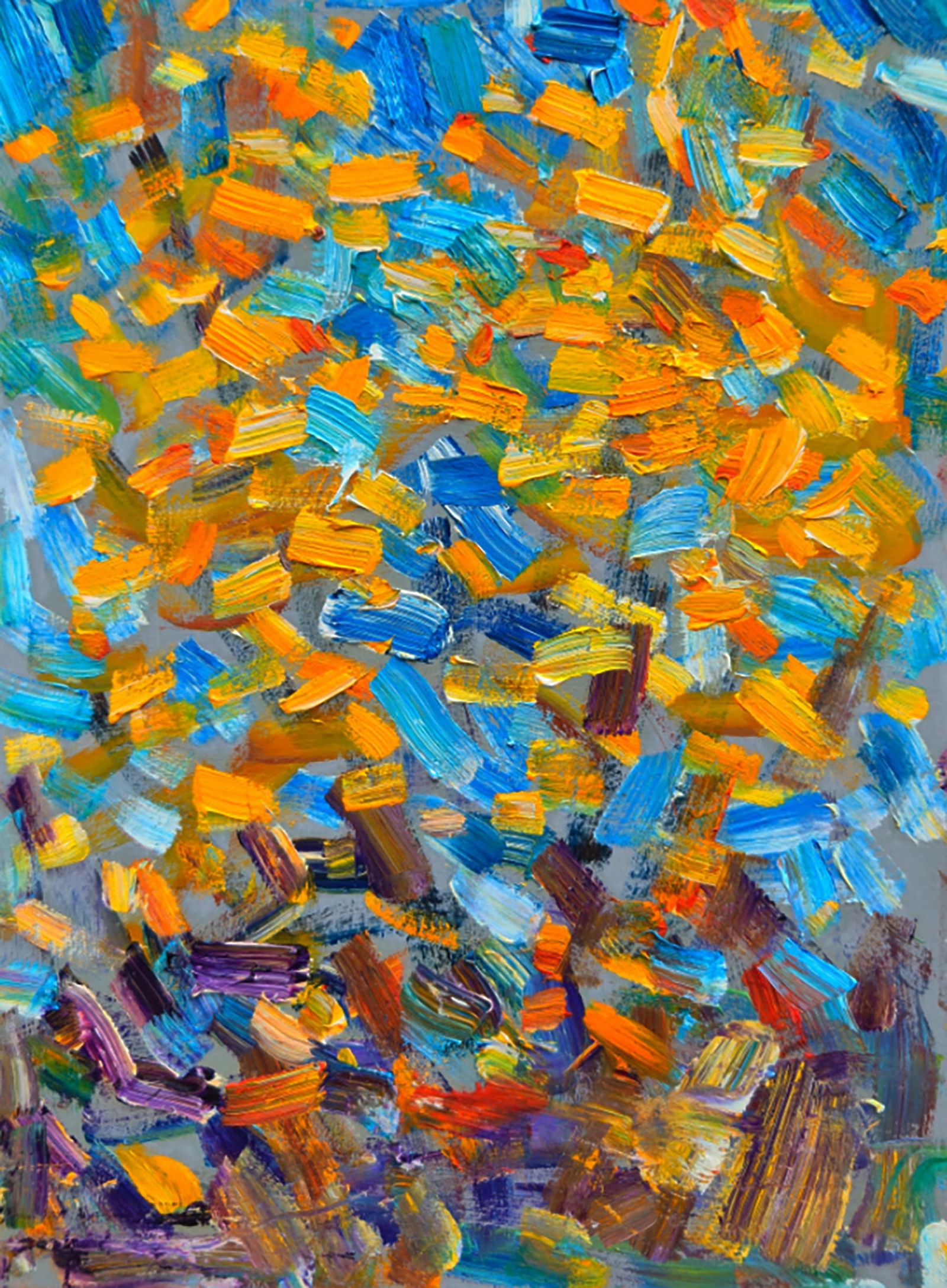 Oil painting Autumn turmoil in the Forest Yuri Shkrob: Title: Oil painting Autumn turmoil in the Forest Yuri Shkrob Description: 27SHKR Painter: Yuri Shkrob Size: 24?18 cm/9.44x7.08 inches Components: oil, cardboard Original painting CONDITION: excellent