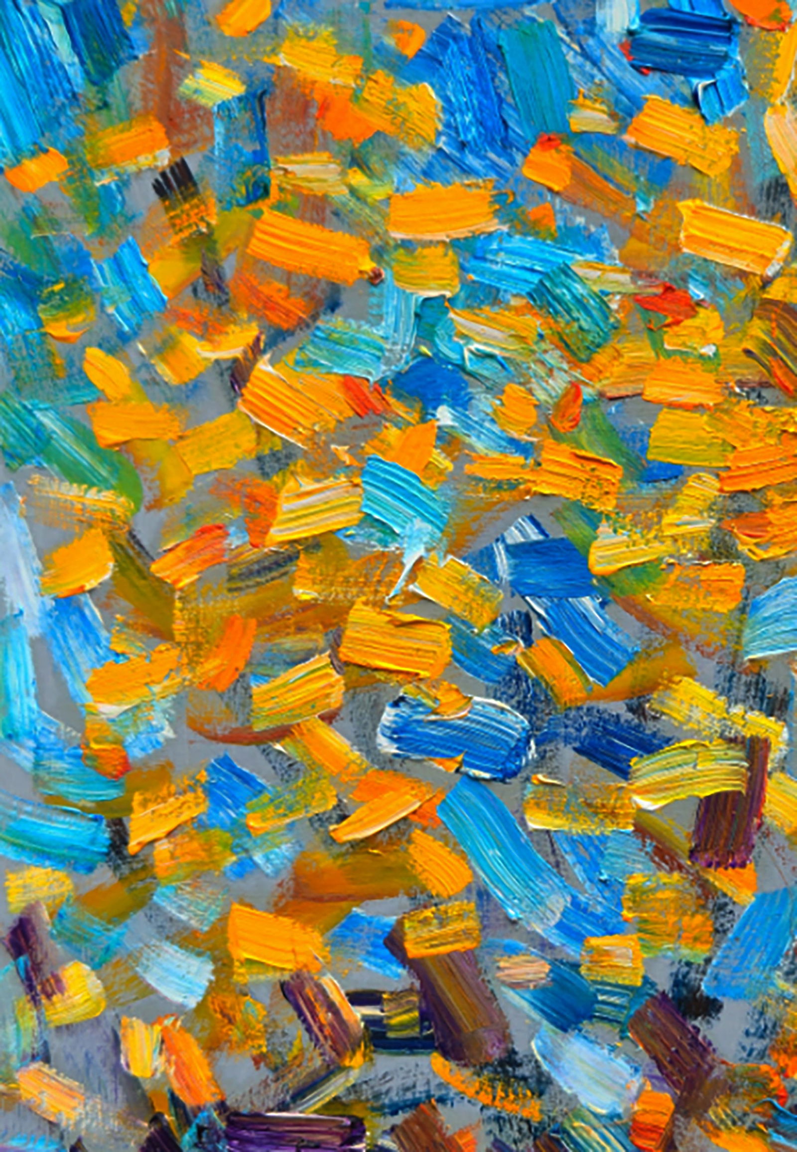 Oil painting Autumn turmoil in the Forest Yuri Shkrob - 2