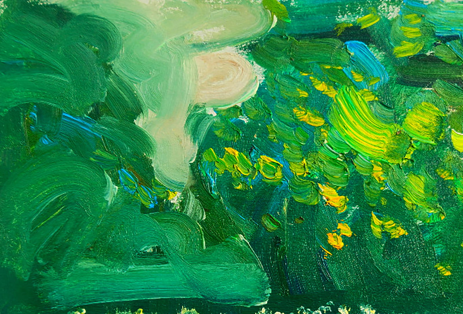 Oil painting Nature Park During the Day Yuri Shkrob - 2