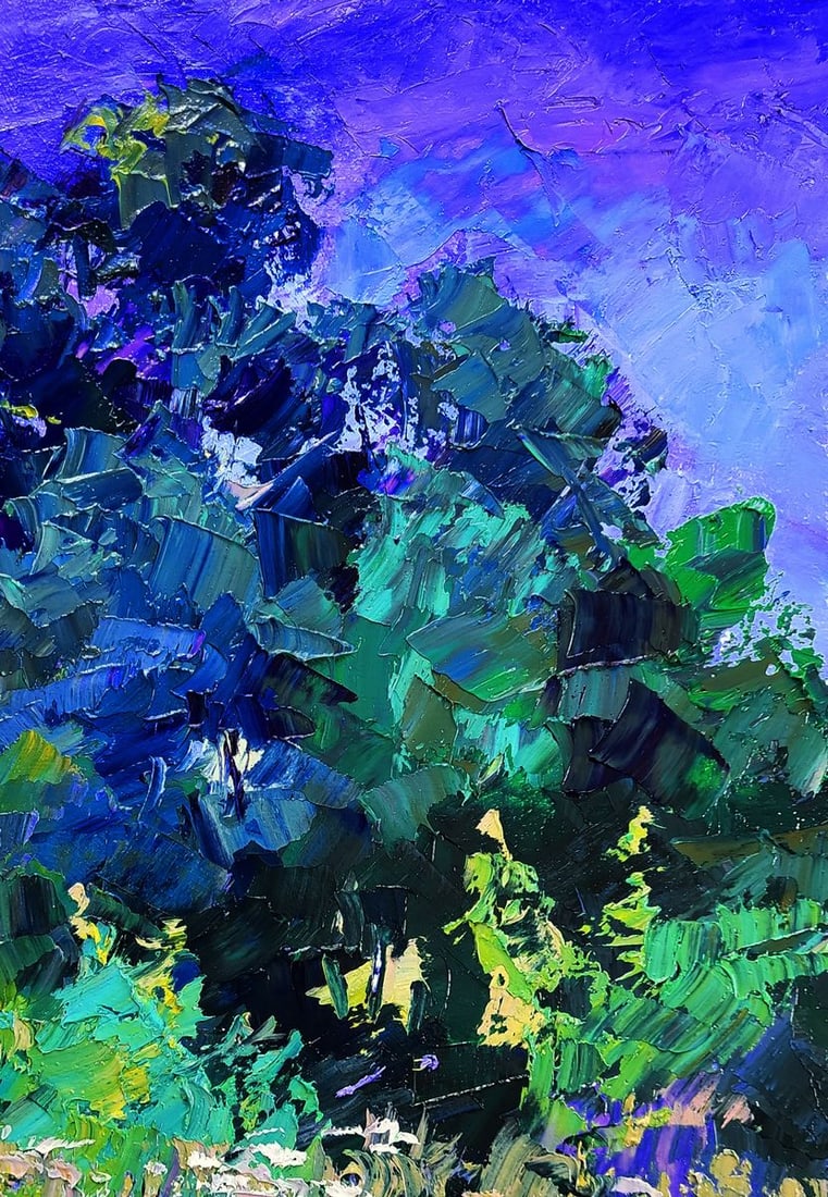 Oil painting Early morning in the meadows Boris Serdyuk - 5