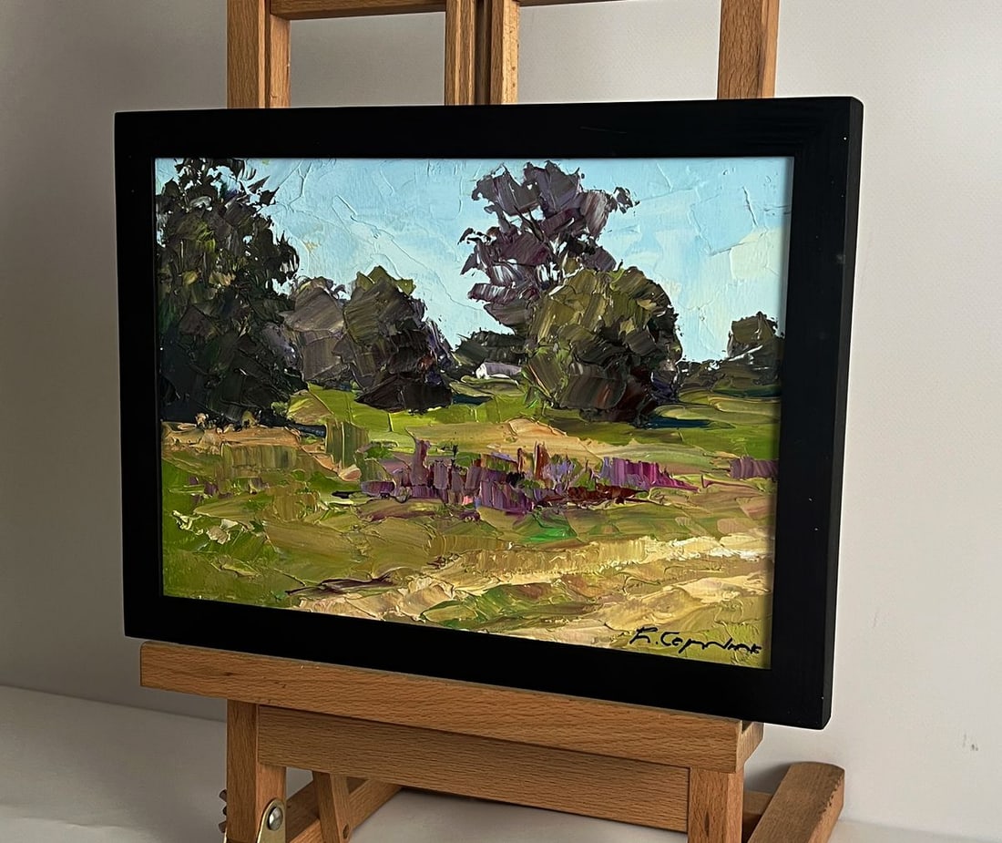 Oil painting In the summer meadows Boris Serdyuk - 2