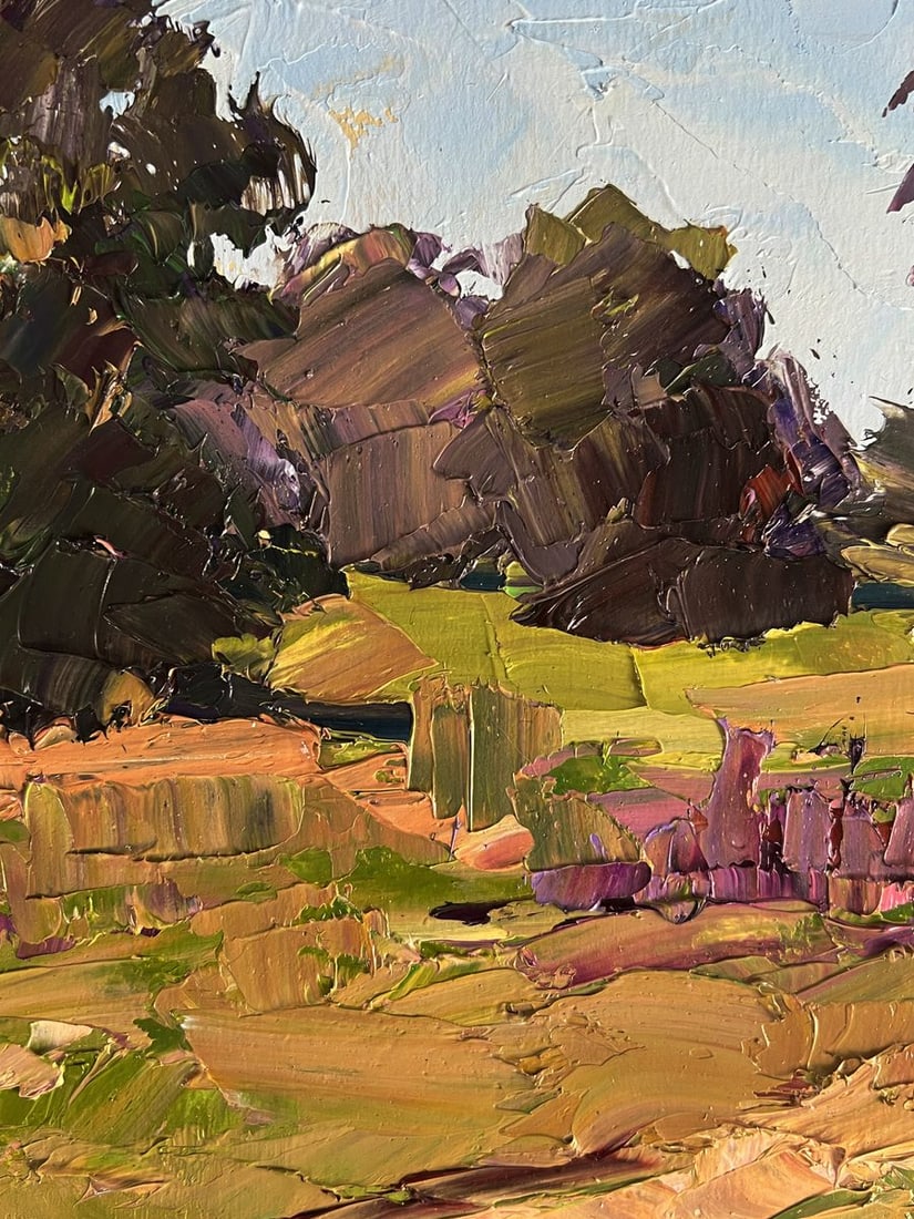 Oil painting In the summer meadows Boris Serdyuk - 5