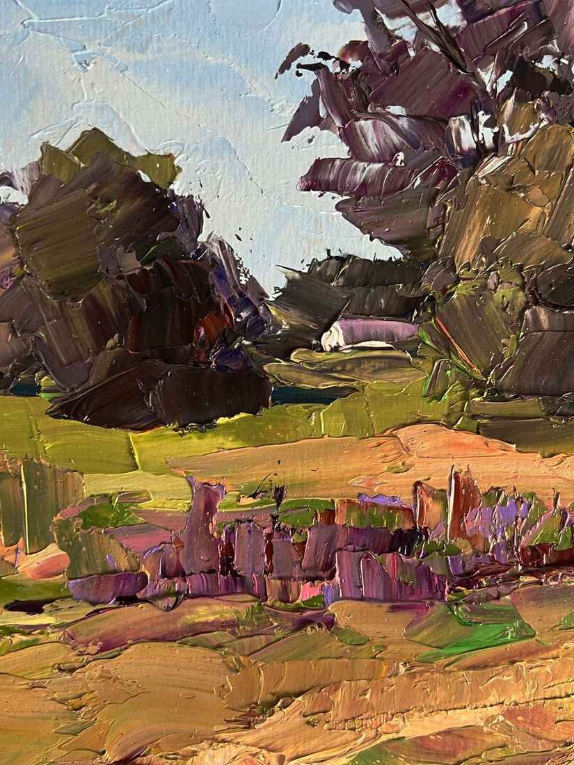 Oil painting In the summer meadows Boris Serdyuk - 8