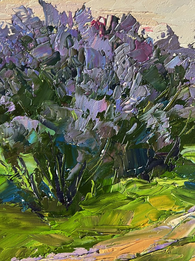 Oil painting Flowers along the road Boris Serdyuk - 4