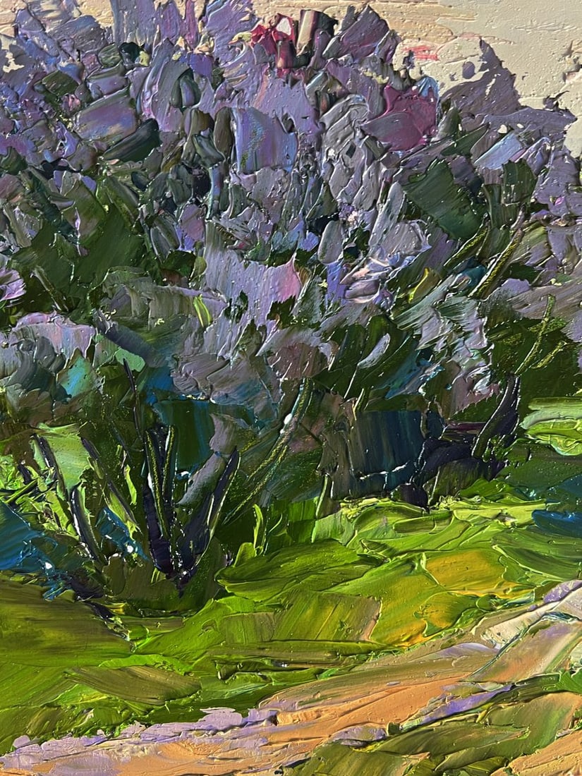 Oil painting Flowers along the road Boris Serdyuk - 5