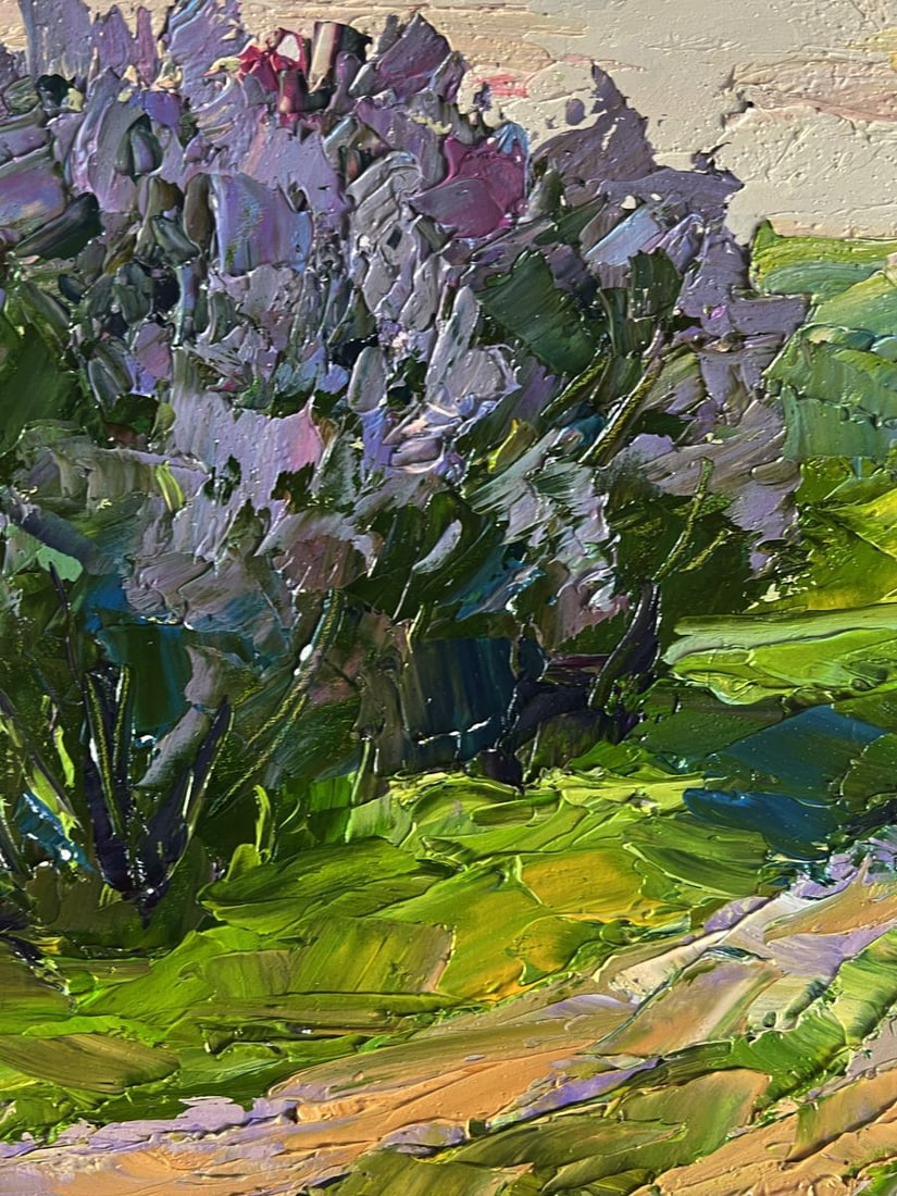 Oil painting Flowers along the road Boris Serdyuk - 6