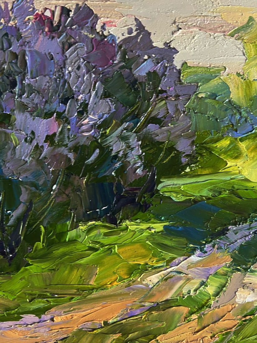 Oil painting Flowers along the road Boris Serdyuk - 7