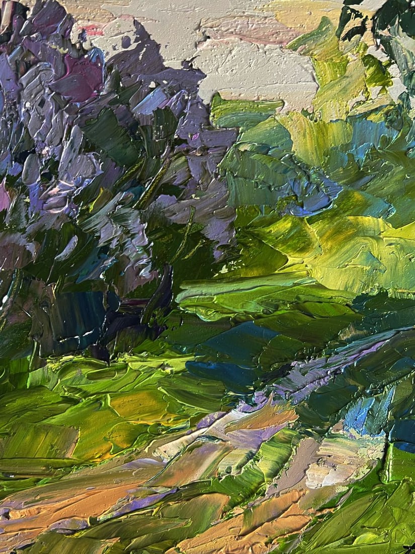 Oil painting Flowers along the road Boris Serdyuk - 8