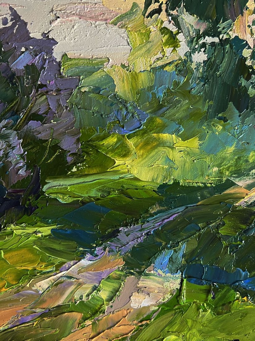 Oil painting Flowers along the road Boris Serdyuk - 9