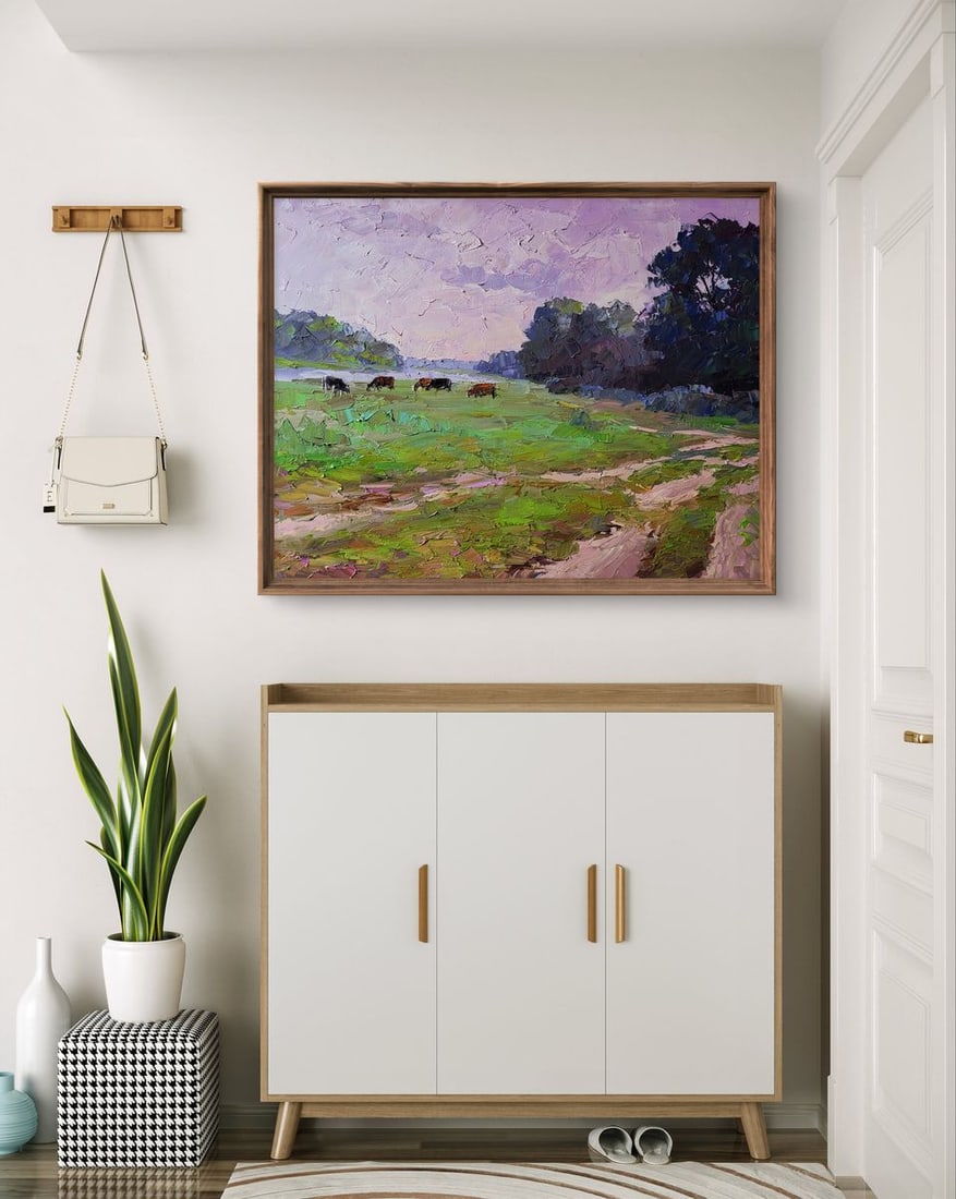 Oil painting Cows in the field Boris Serdyuk - 2