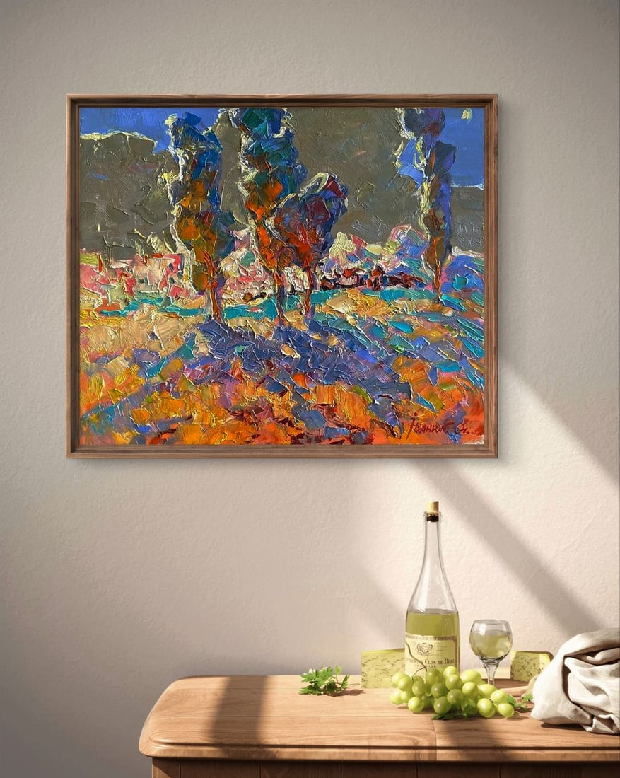 Oil painting Hot day in the village Oleksiy Ivanyuk - 2