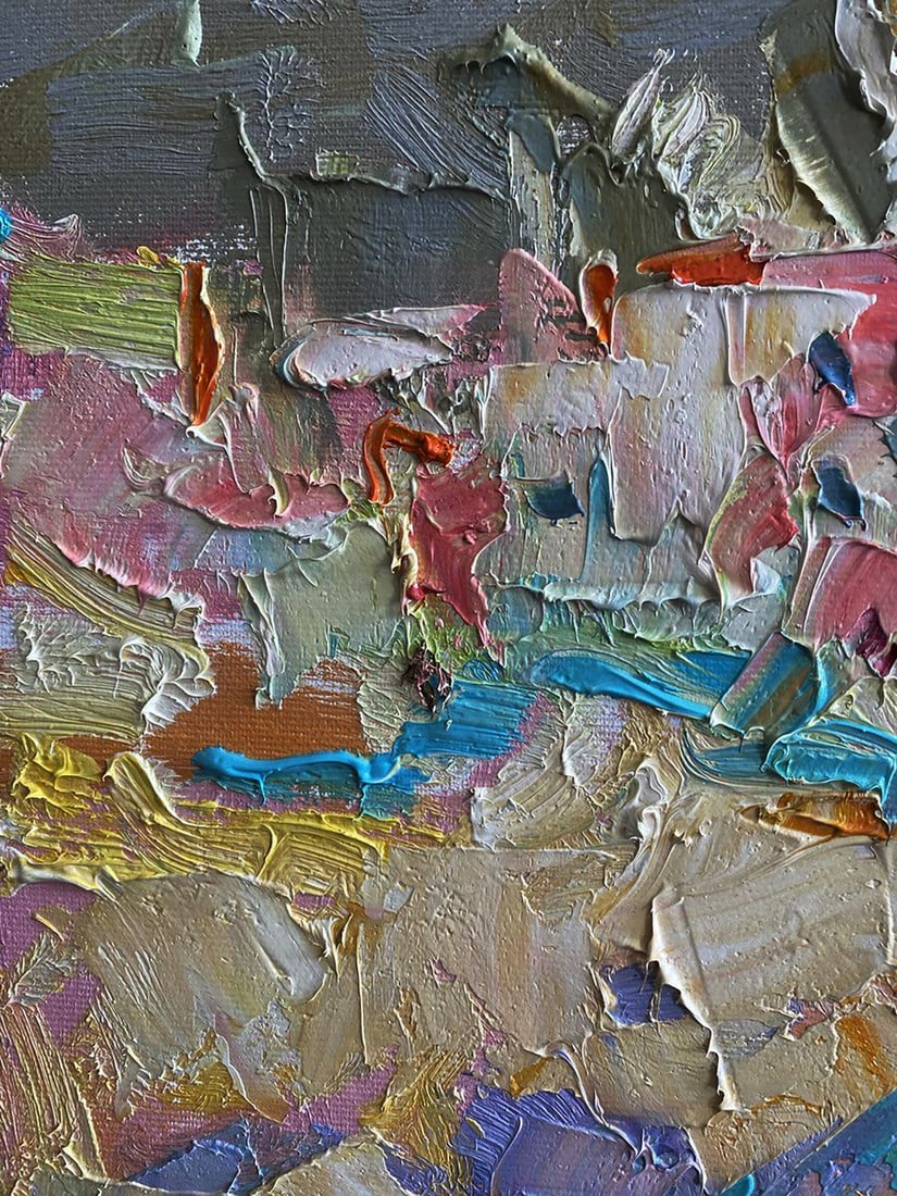 Oil painting Hot day in the village Oleksiy Ivanyuk - 5