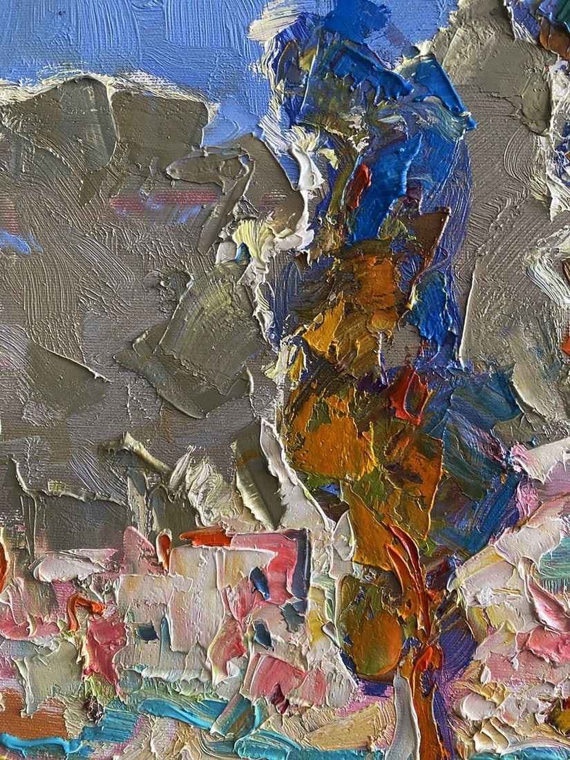 Oil painting Hot day in the village Oleksiy Ivanyuk - 6