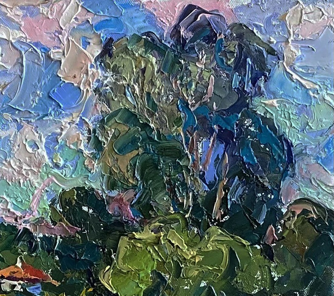 Oil painting Field of sunflowers Oleksiy Ivanyuk - 7