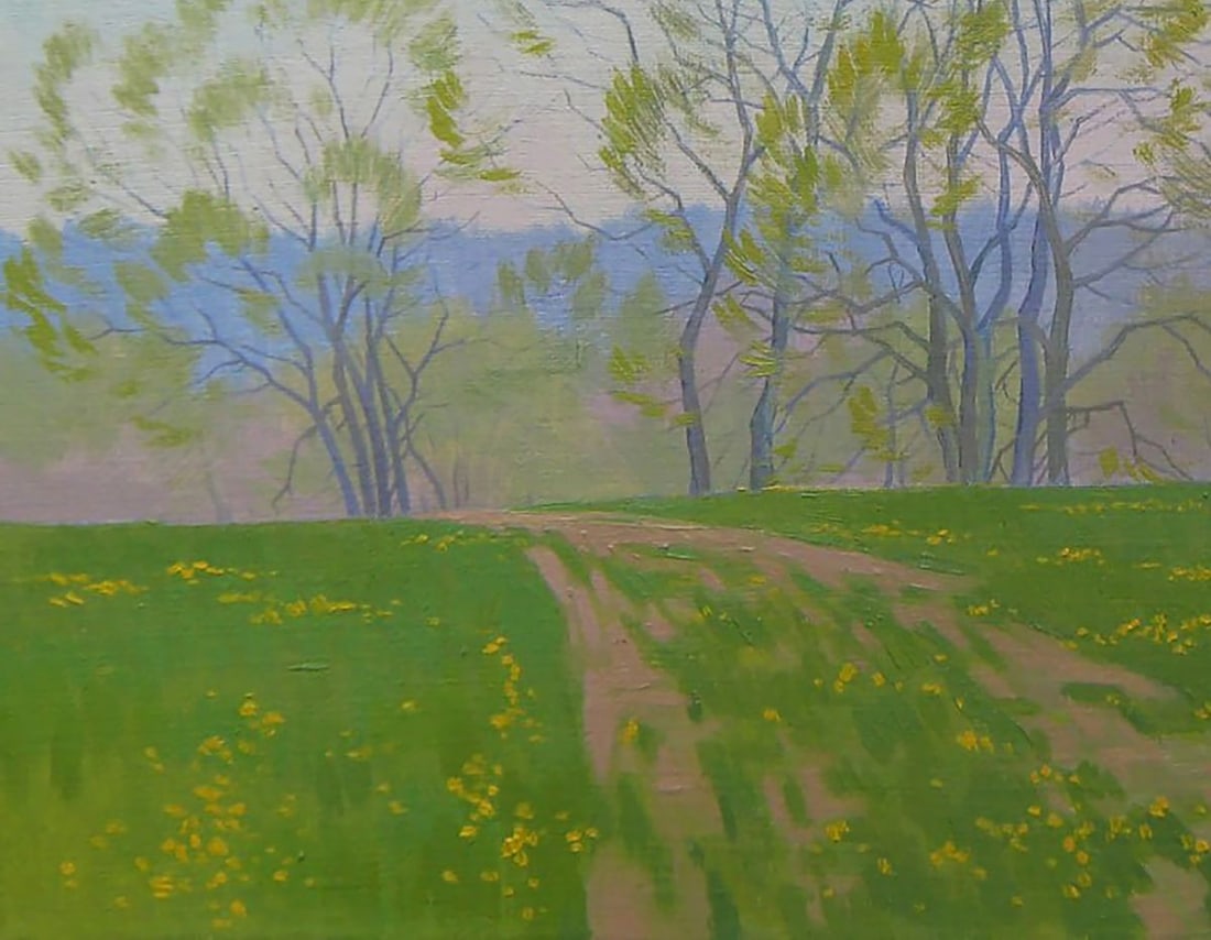 Oil painting Summer nature Valery Savenets - 3