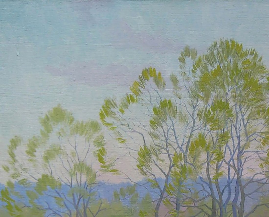 Oil painting Summer nature Valery Savenets - 4